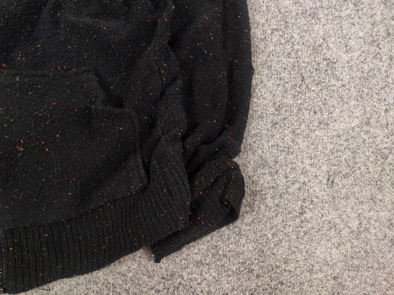 Diesel Vintage 90's Diesel Light Dark Knit Bomber Sweater Y2k Style Size US S / EU 44-46 / 1 - 7 Thumbnail