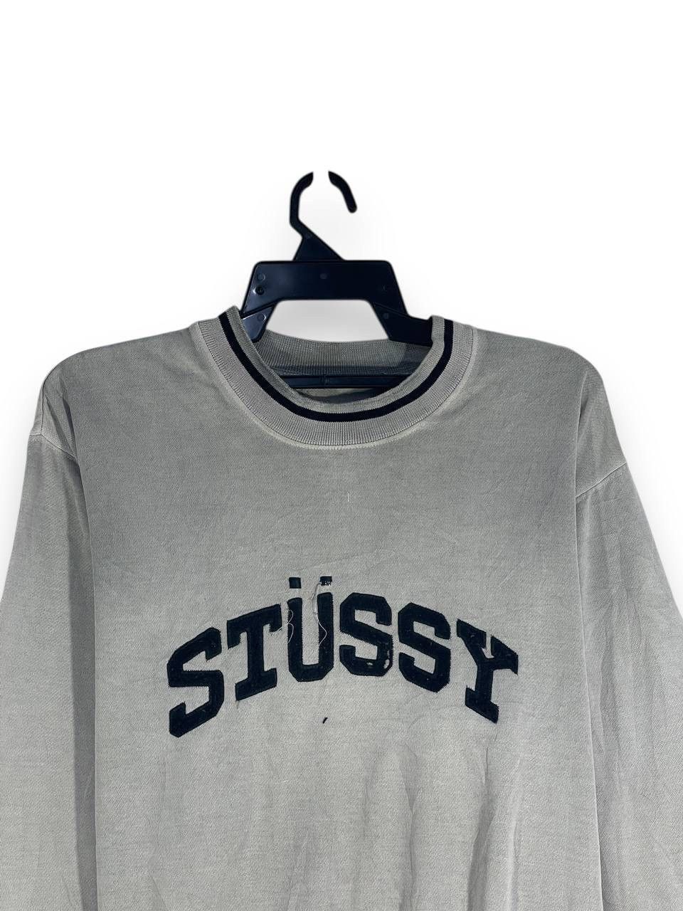 Stussy vintage 90s stussy spellout sweatshirt jumper size L Size US L / EU 52-54 / 3 - 2 Thumbnail