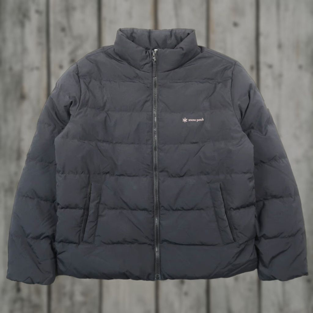 Snow Peak Snow Peak Puffer Jacket Mens M 700 Lightweight Black Winter Down Nylon Zip Stand-Up Collar Mid-Length Solid Size US M / EU 48-50 / 2 - 1 Thumbnail