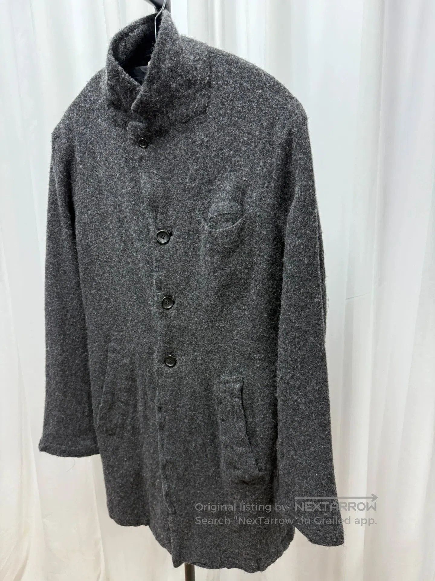 Comme des Garcons Comme des Garcons Homme Deux Wool Coat. Size US L / EU 52-54 / 3 - 2 Thumbnail