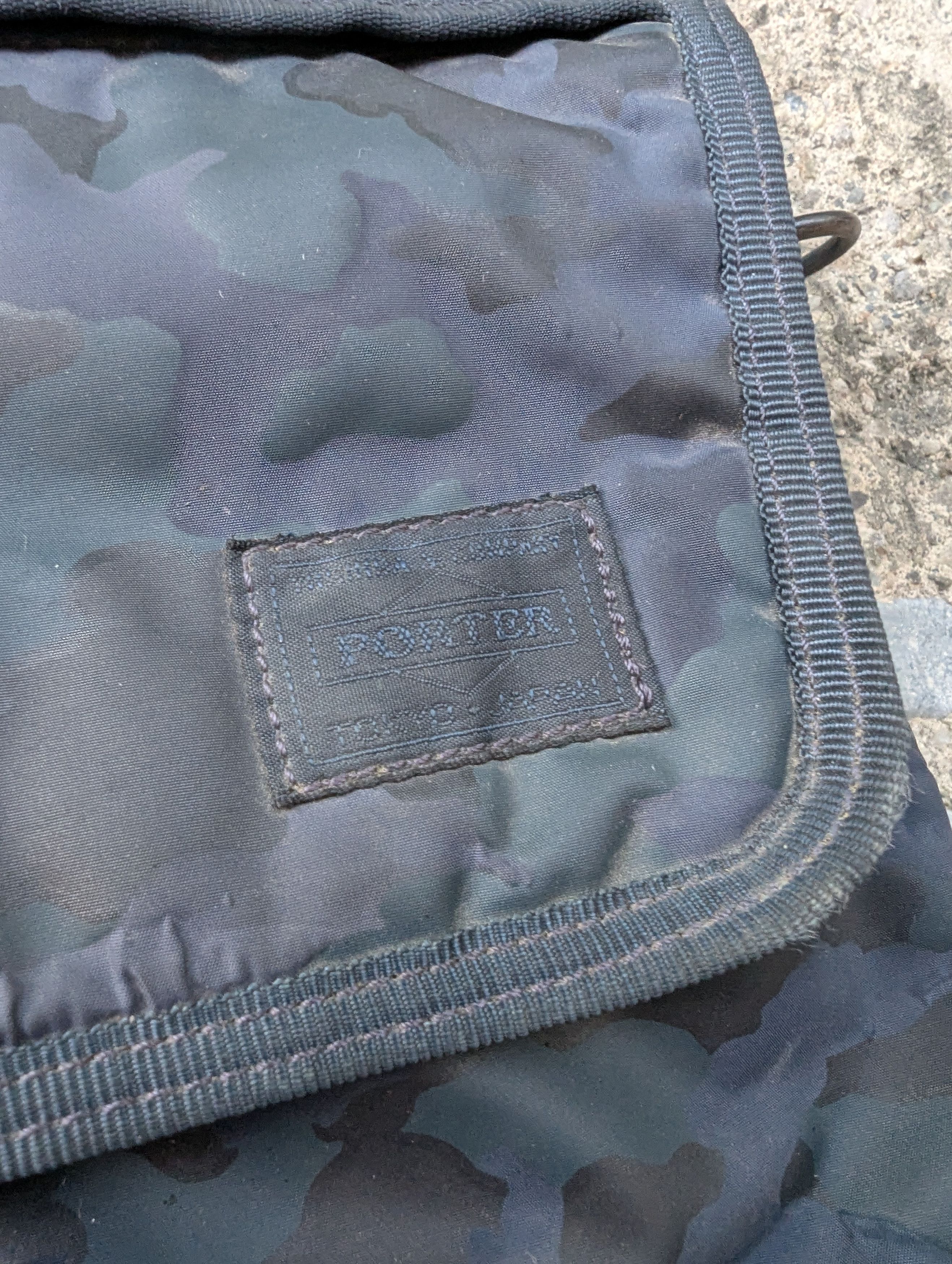 Head Porter × Porter Head Porter Blue Camou Sling Shoulder Bag Size ONE SIZE - 3 Thumbnail