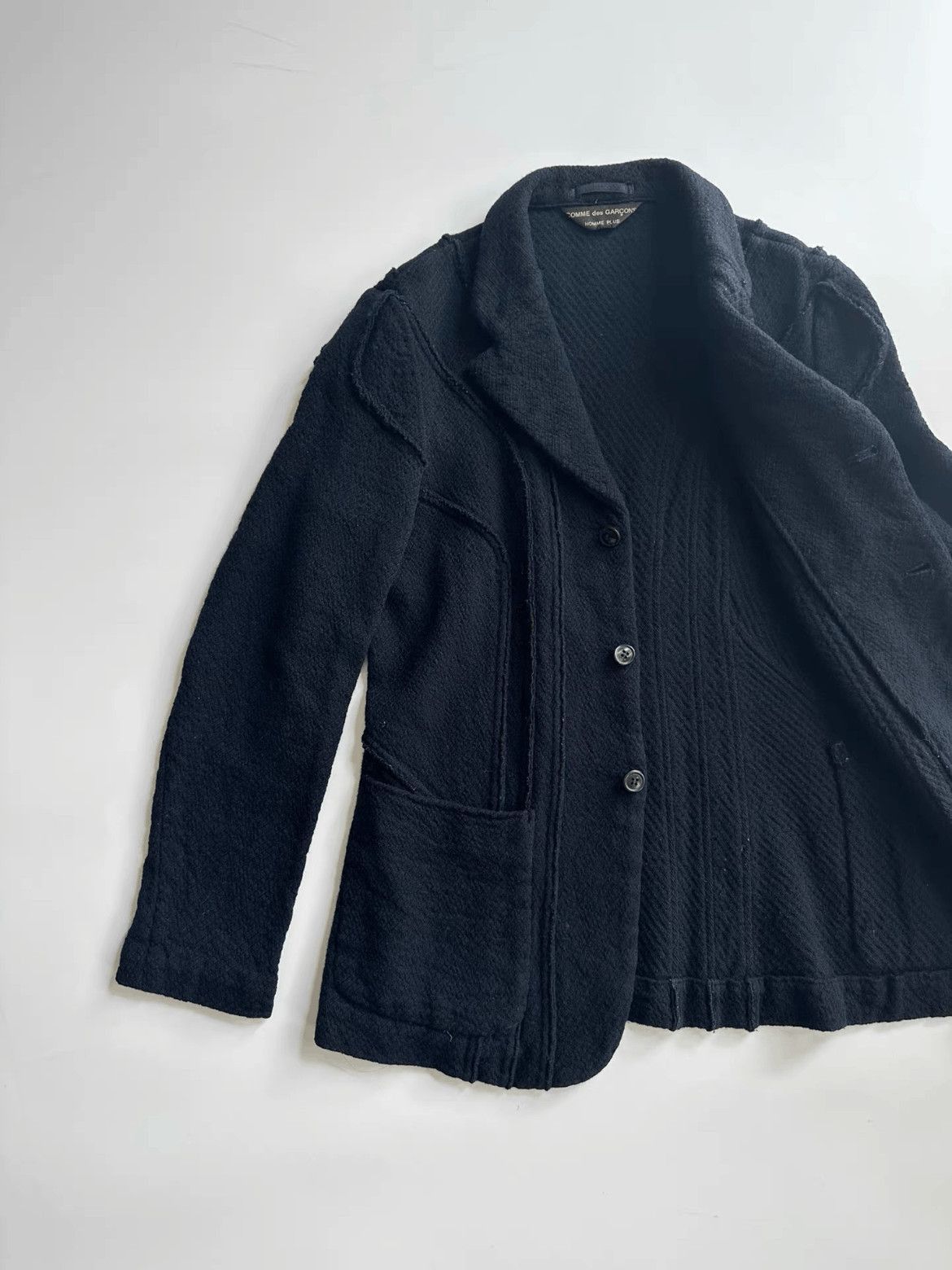 Comme des Garcons Homme Plus Comme Des Garcons Homme Plus 03AW Curve Blazer-2508 Size US S / EU 44-46 / 1 - 2 Thumbnail