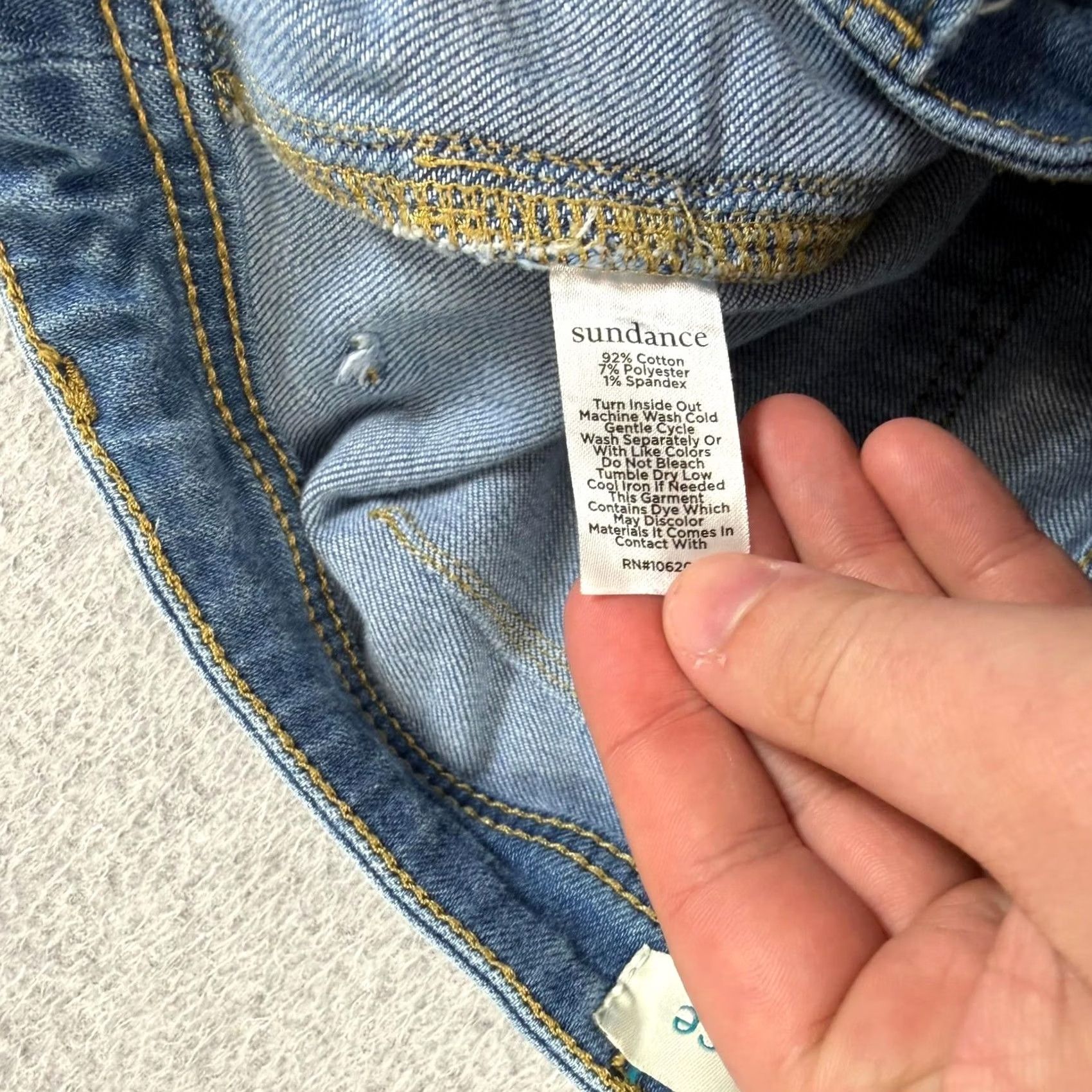 Vintage Sundance Jeans Women 2 Blue Medium Wash Straight Relaxed Denim 5-Pocket Size 26" / US 2 / IT 38 - 4 Thumbnail