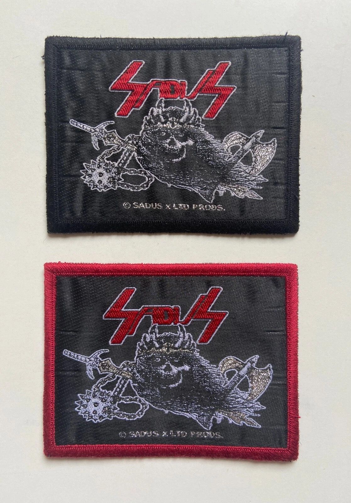 Other 2 x SADUS - "RICKEY-LEE ROGERS ARTWORK" RARE WOVEN PATCH Size ONE SIZE - 1 Preview