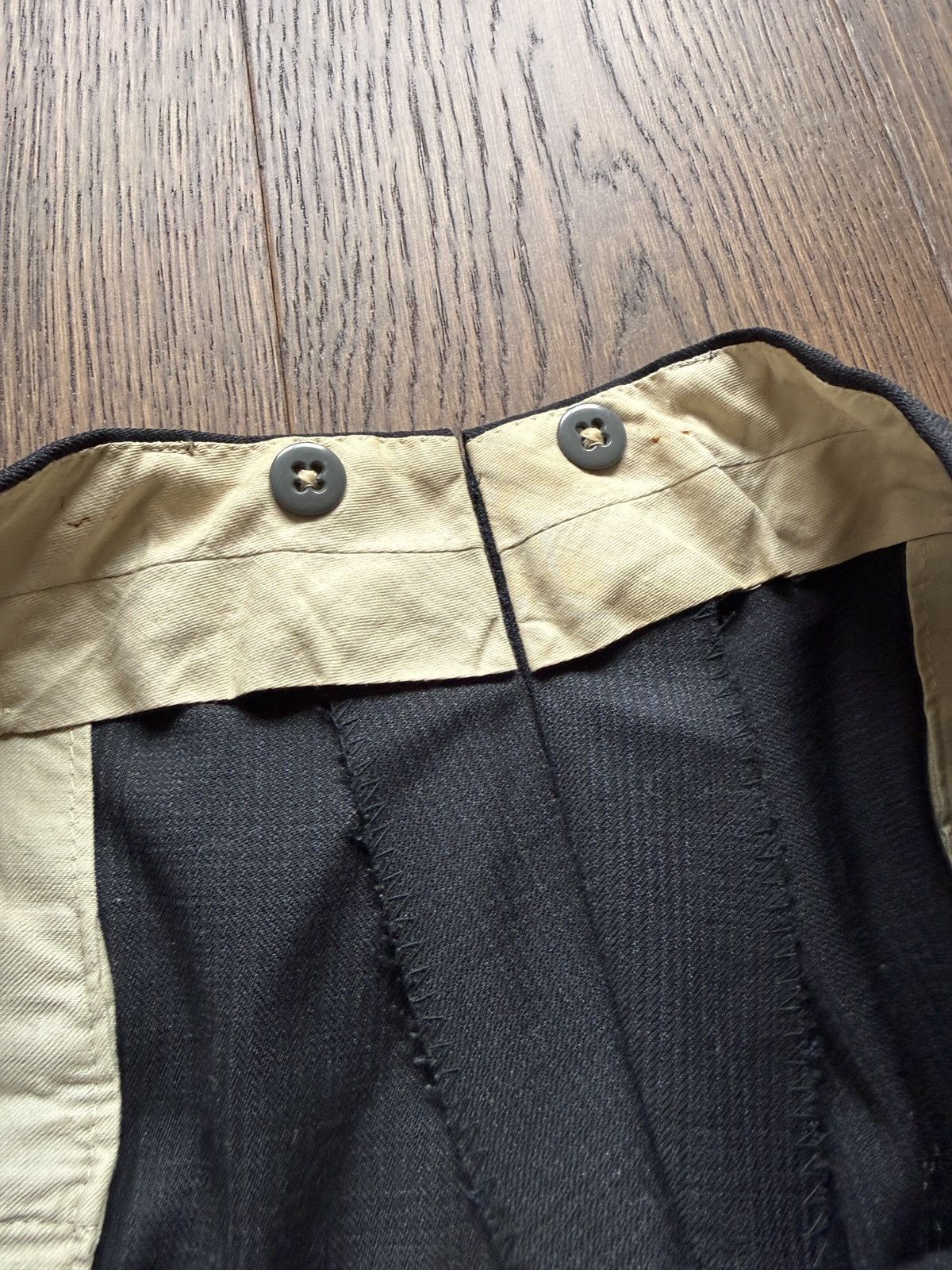 Vintage Vintage 50s Knit Wool Trousers Size US 35 - 6 Thumbnail