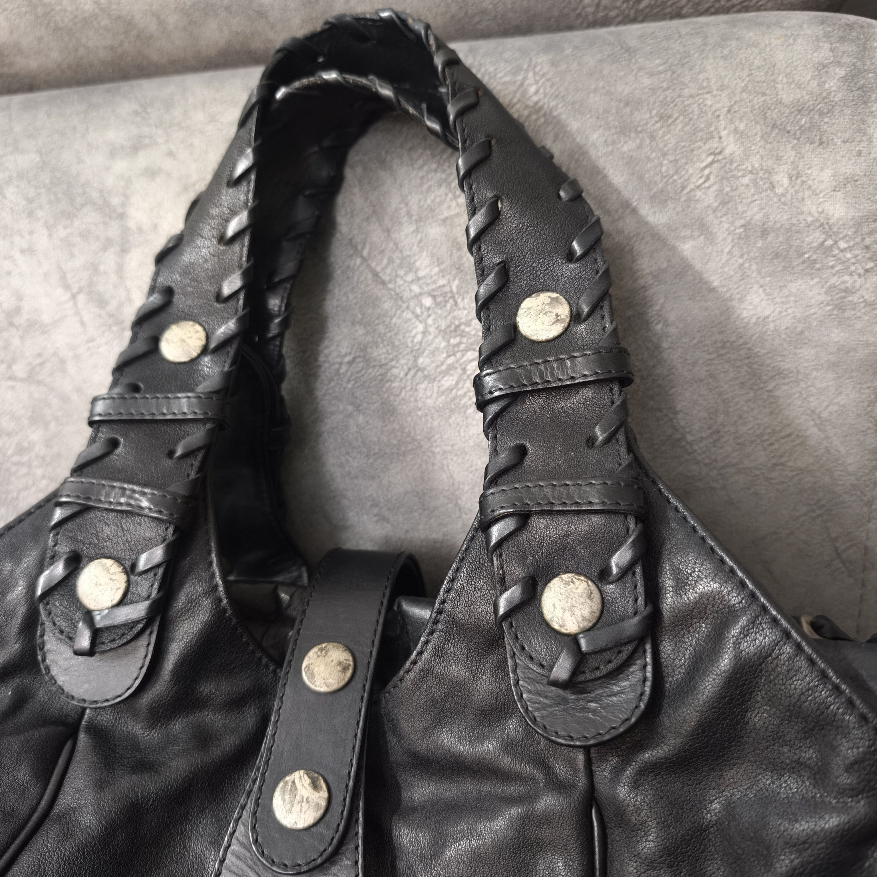 Chloe Chloe - 2000's - Phoebe Philo - Black Leather Silverado Bag Size ONE SIZE - 14 Thumbnail