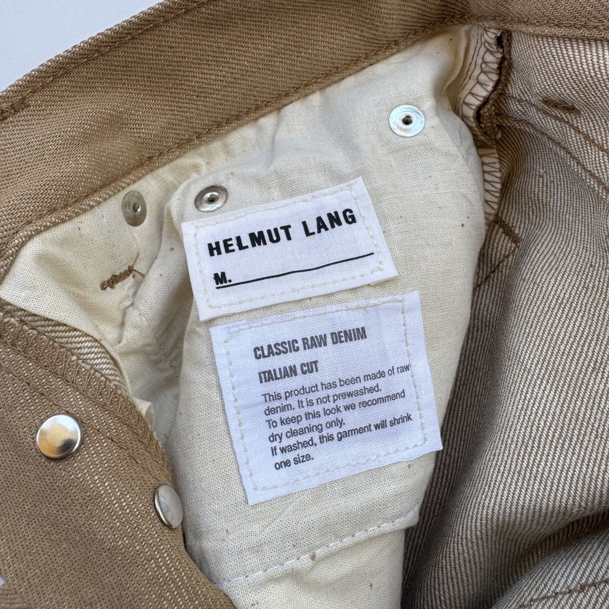 Helmut Lang Helmut Lang Classic Raw Denim Italian Cut Jeans Size 26" / US 2 / IT 38 - 10 Thumbnail