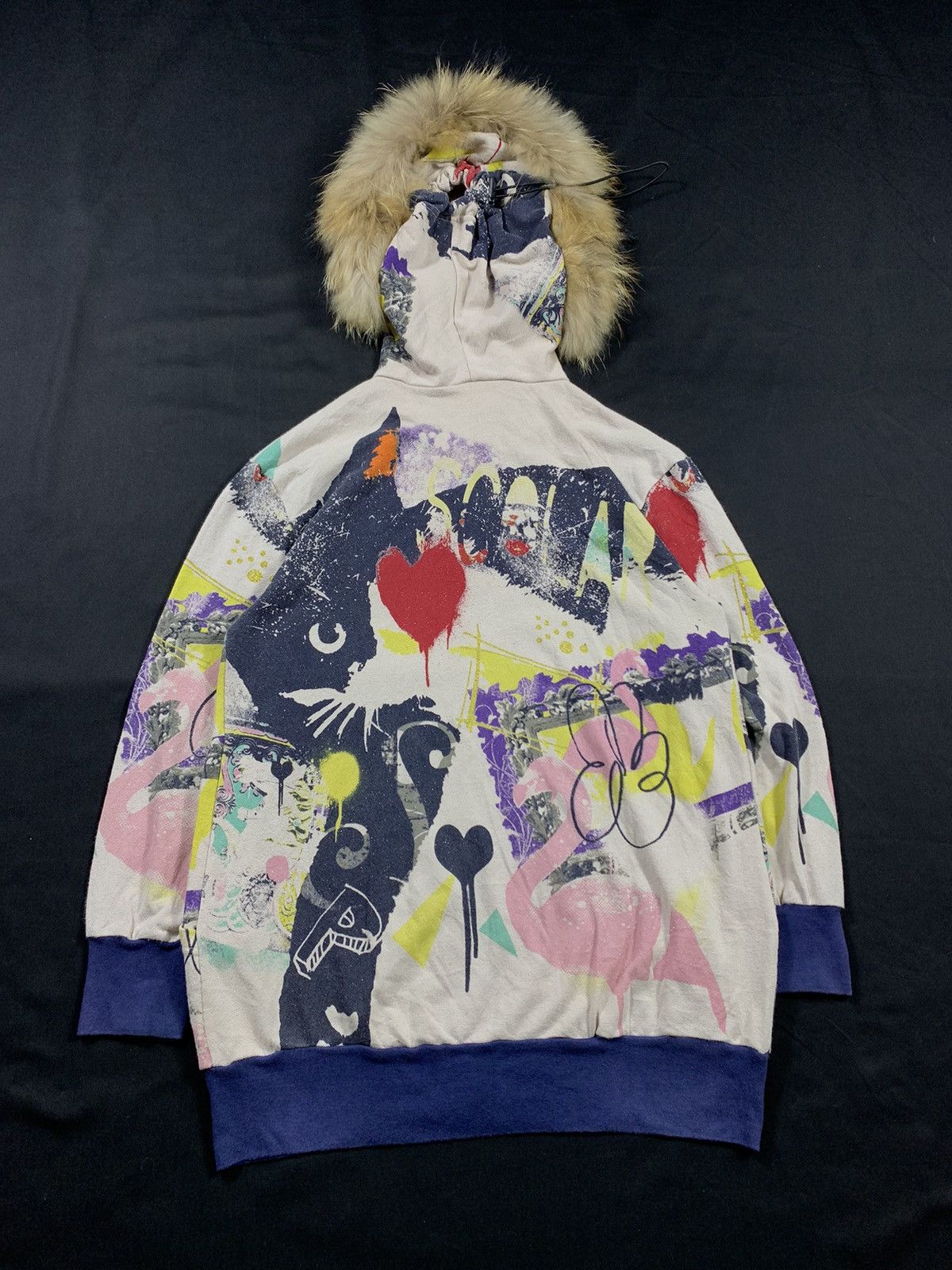 If Six Was Nine Scolar Japan zip Fur Hoodie ifsixwasnine style Size US M / EU 48-50 / 2 - 2 Thumbnail