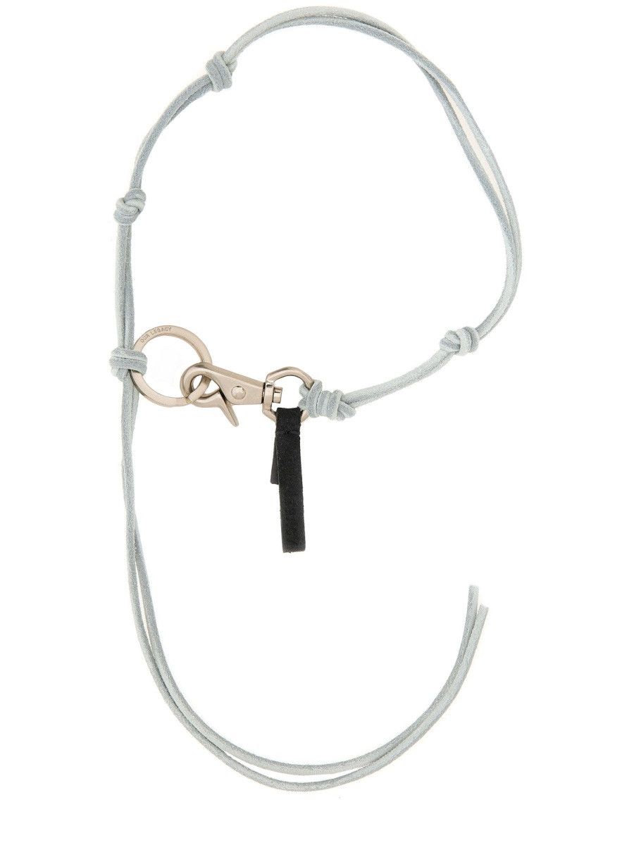 Our Legacy OUR LEGACY LEATHER KEYCHAIN - AZURE Size ONE SIZE - 1 Thumbnail