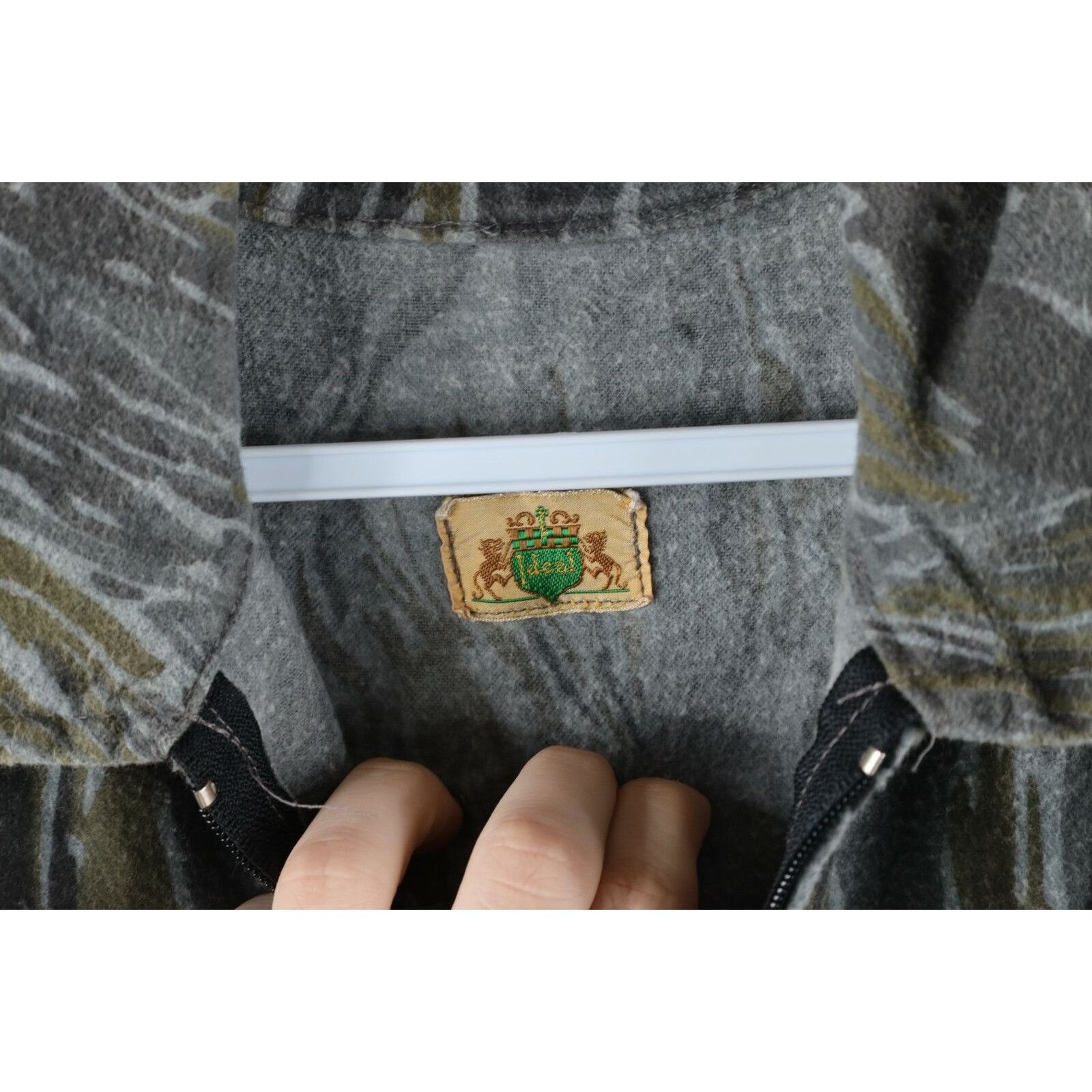 Vintage Vintage 70s Rockabilly Camouflage Chamois Hunting Jacket Size US M / EU 48-50 / 2 - 4 Thumbnail