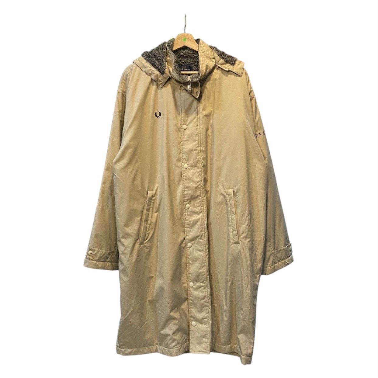 Fred Perry Fred Perry Vintage Sherpa Line Bench Coat Parka Jacket Beige Size US XL / EU 56 / 4 - 1 Thumbnail
