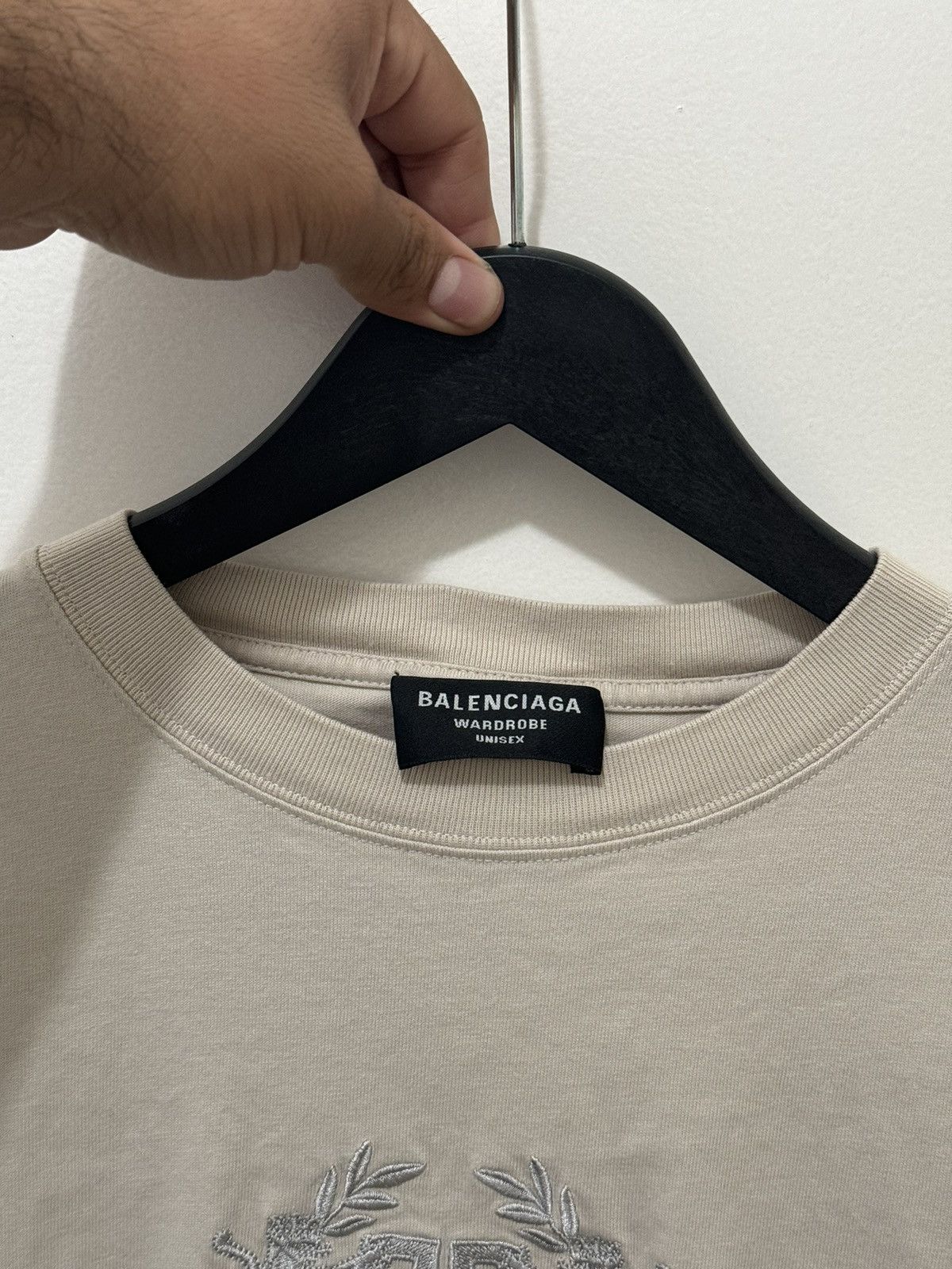 Balenciaga Balenciaga Logo Tshirt Size US L / EU 52-54 / 3 - 8 Thumbnail