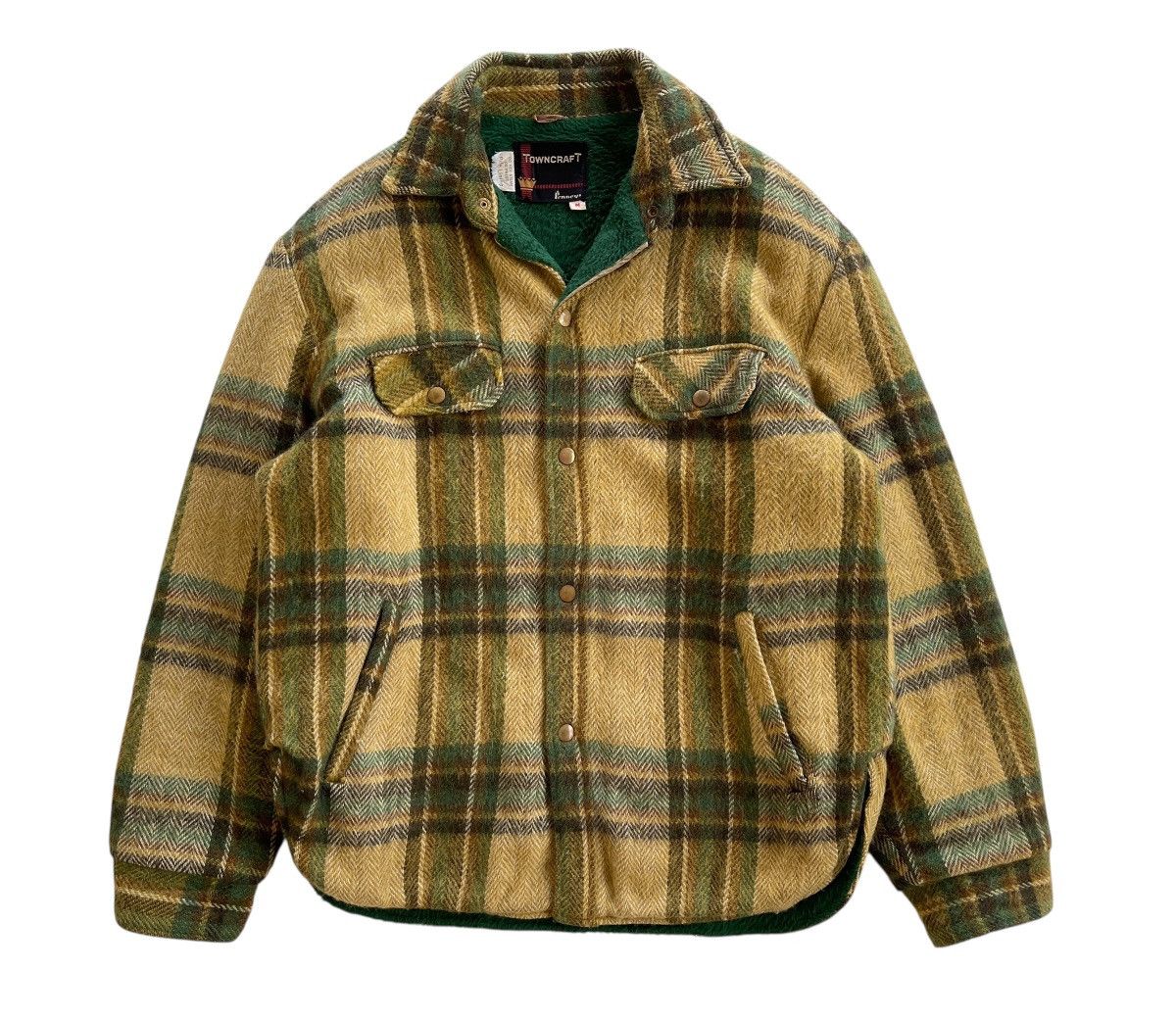 JCPenney 1960s Towncraft Tartan Wool Blend Jacket Size US M / EU 48-50 / 2 - 4 Thumbnail