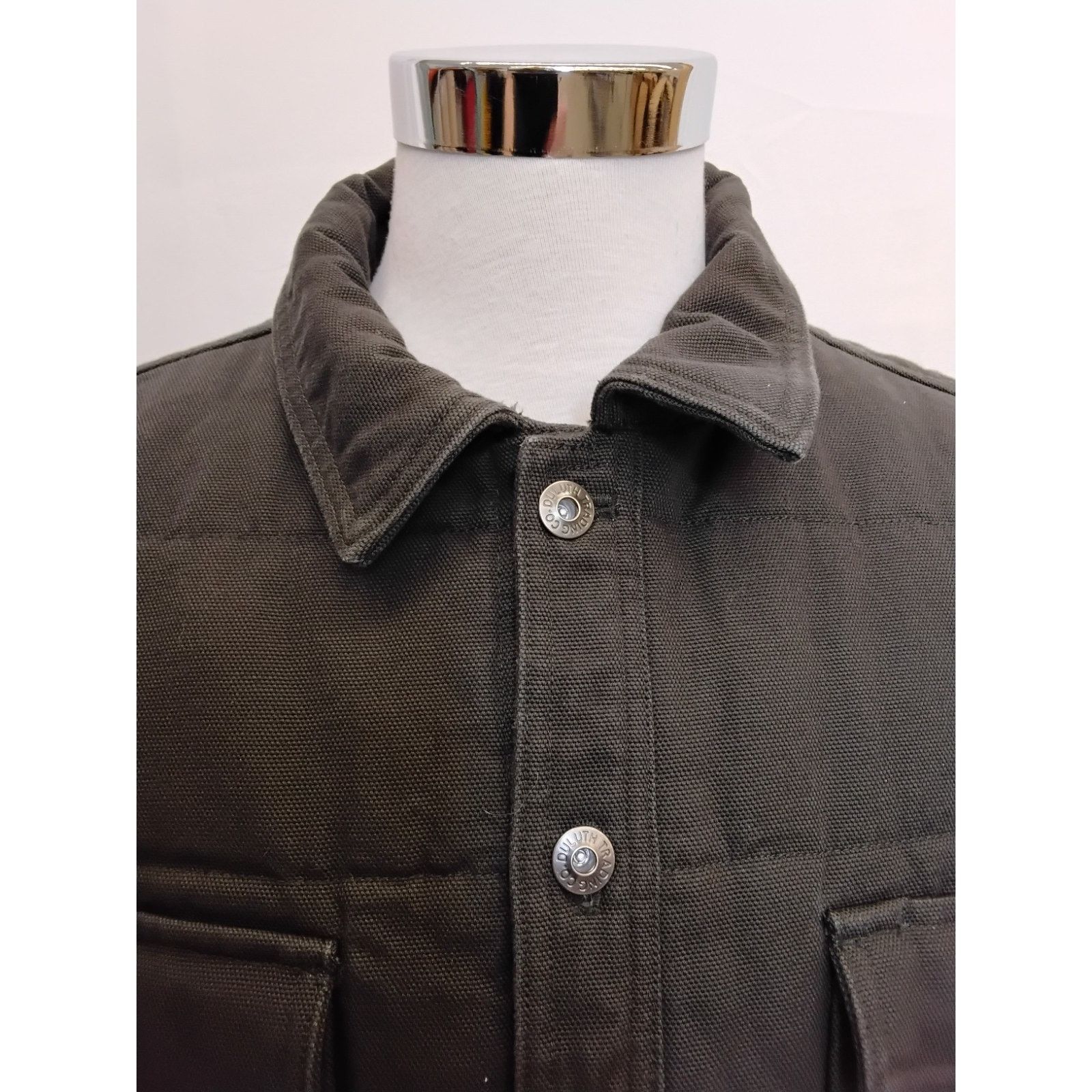 Duluth Trading Company Duluth Trading Co. Canvas Jacket Men's XL Green Lined Size US XL / EU 56 / 4 - 3 Thumbnail