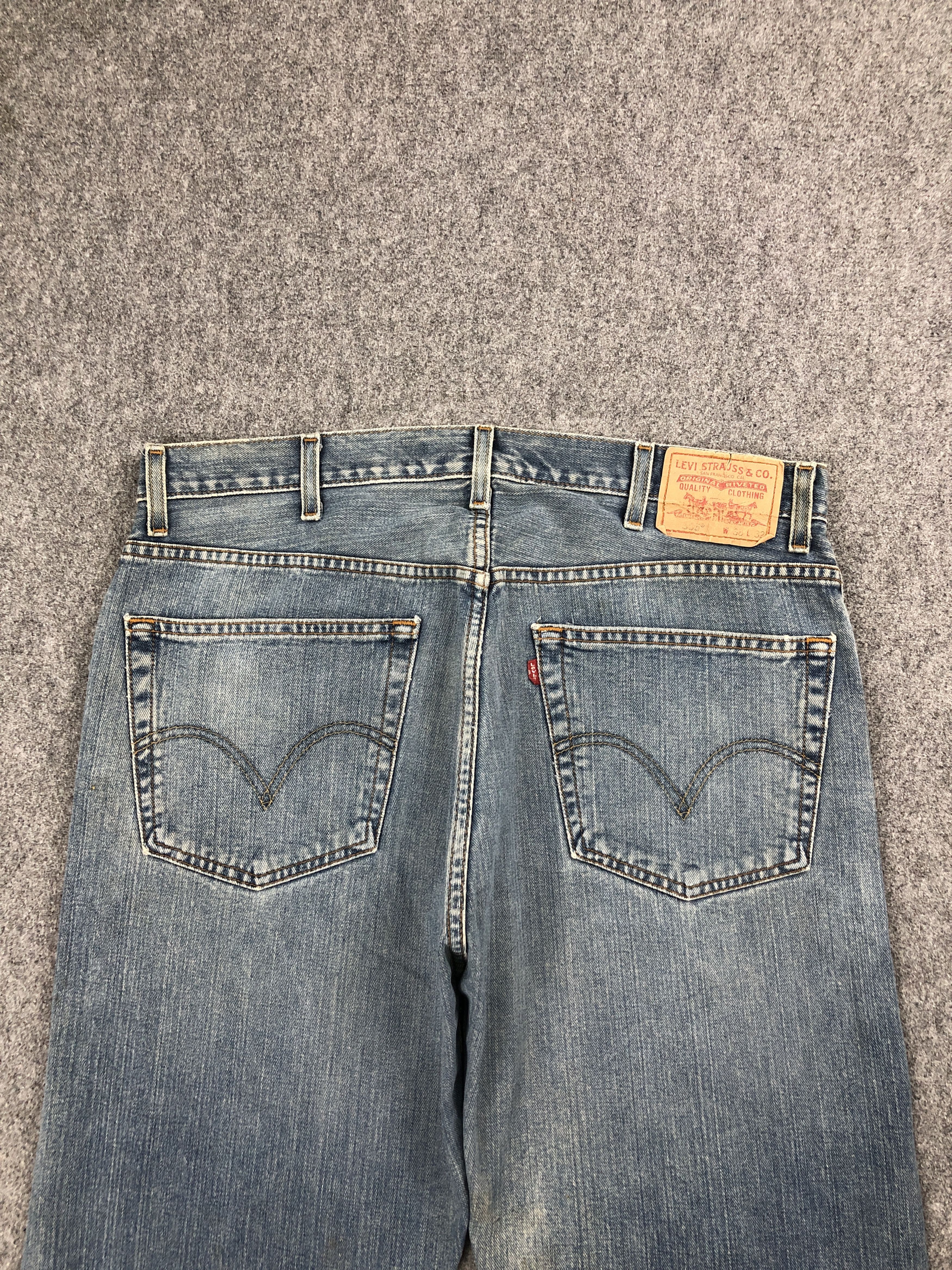 Levi's × Vintage Vintage Levi's 505 Light Wash Blue Jeans DP2531 Size US 36 / EU 52 - 4 Thumbnail