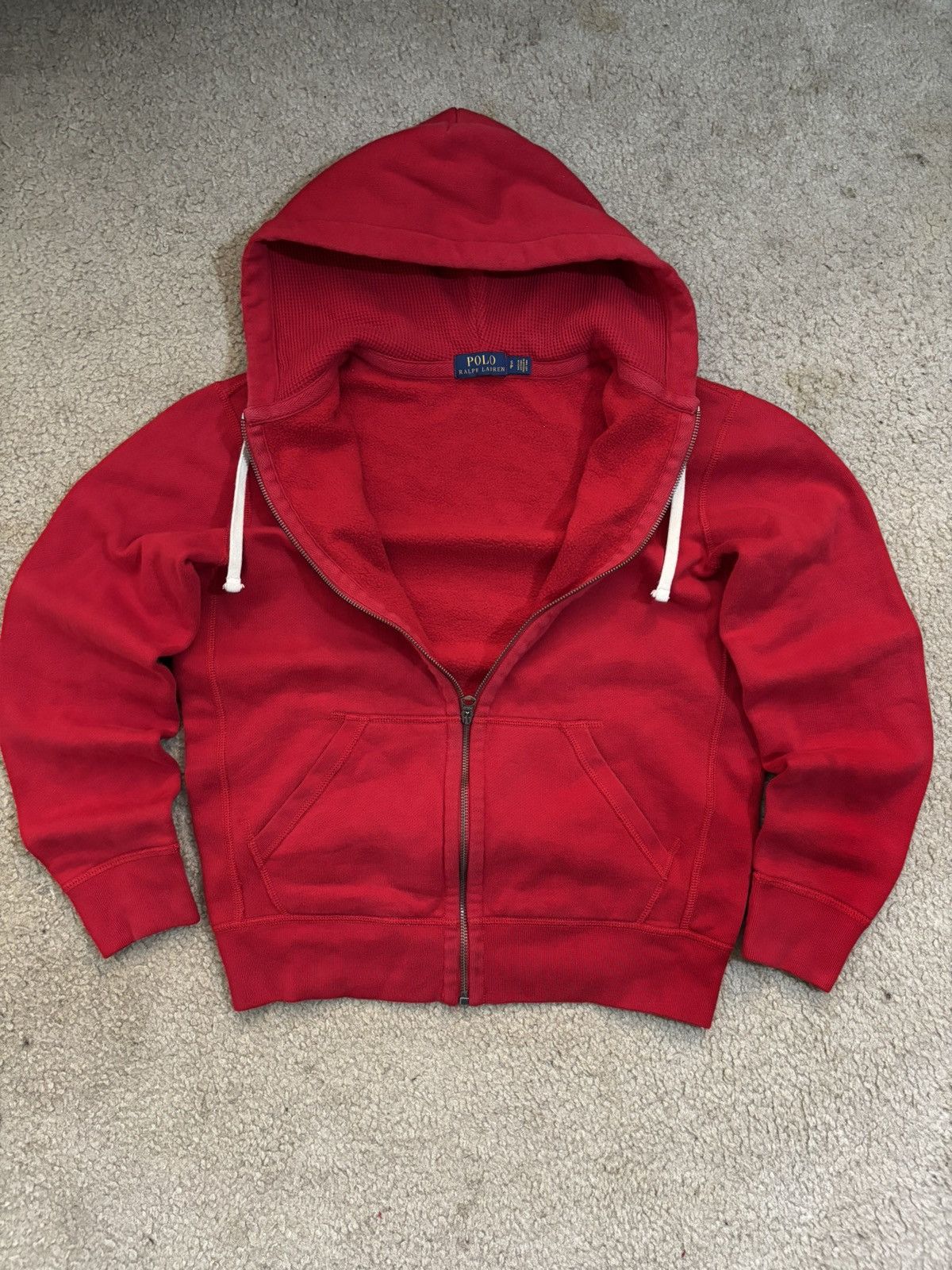 Polo Ralph Lauren Vintage Red Polo Ralph Lauren zip up hoodie Size US S / EU 44-46 / 1 - 2 Thumbnail