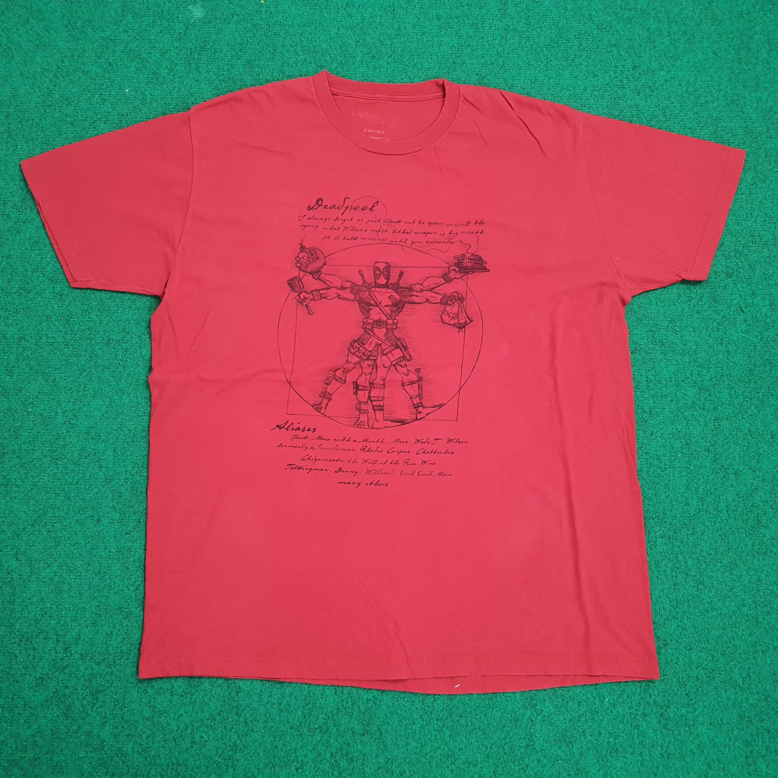 Marvel Comics Marvel Cinema Universe DEADPOOL Anti Hero Movie Tshirt Size US XL / EU 56 / 4 - 1 Thumbnail