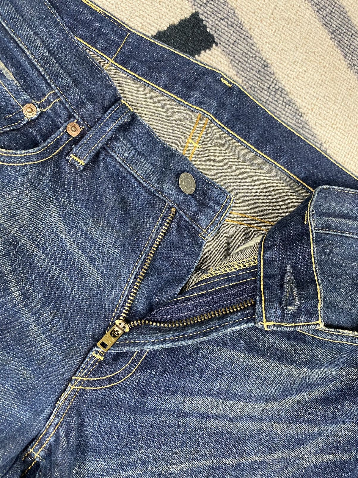 Levi's × Vintage Vintage Levis 502 Selvedge Faded Dirty Jeans Size US 29 - 6 Thumbnail