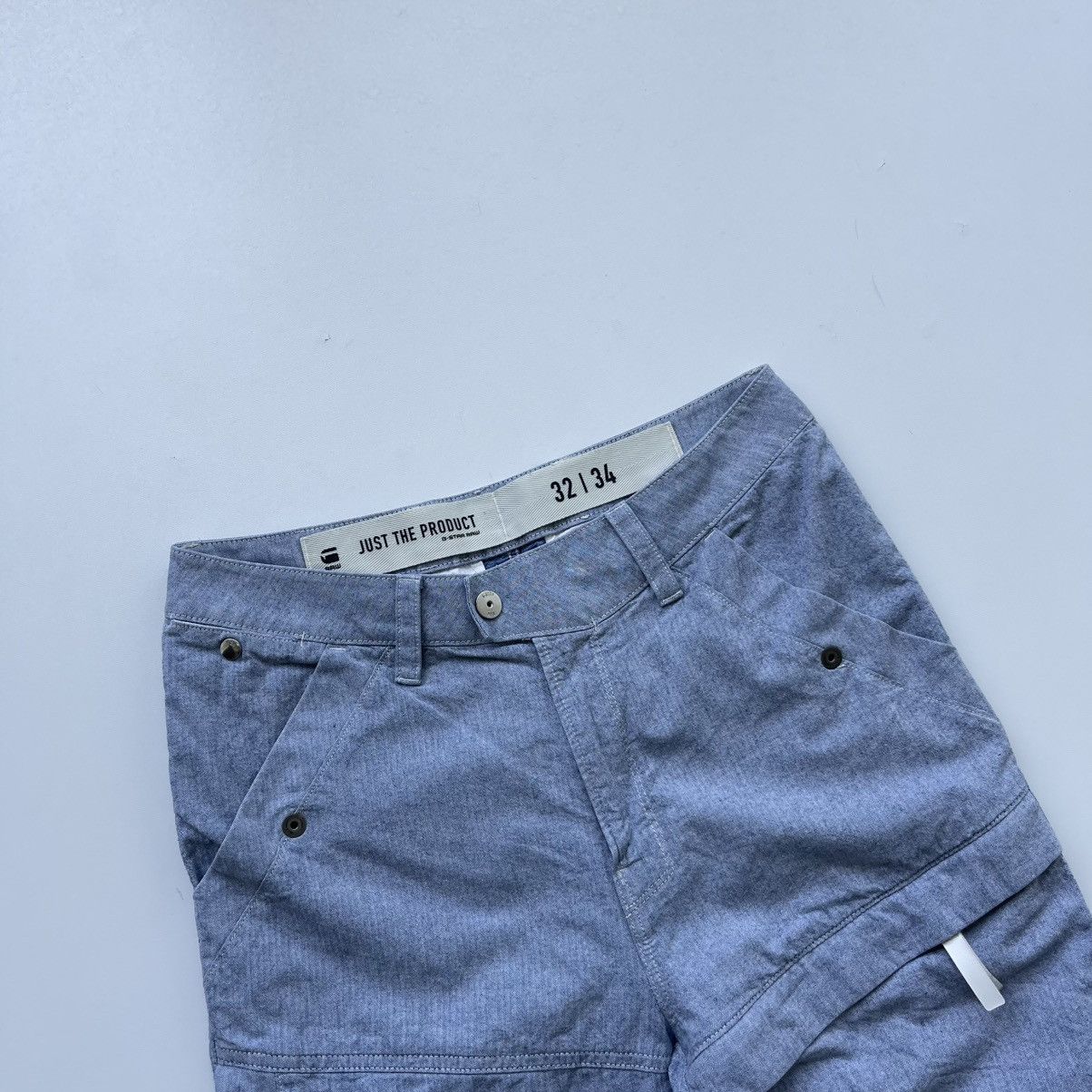 G-Star G-Star Raw Rackam Tapered Cargo Pants Denim Blue Size US 32 / EU 48 - 2 Thumbnail