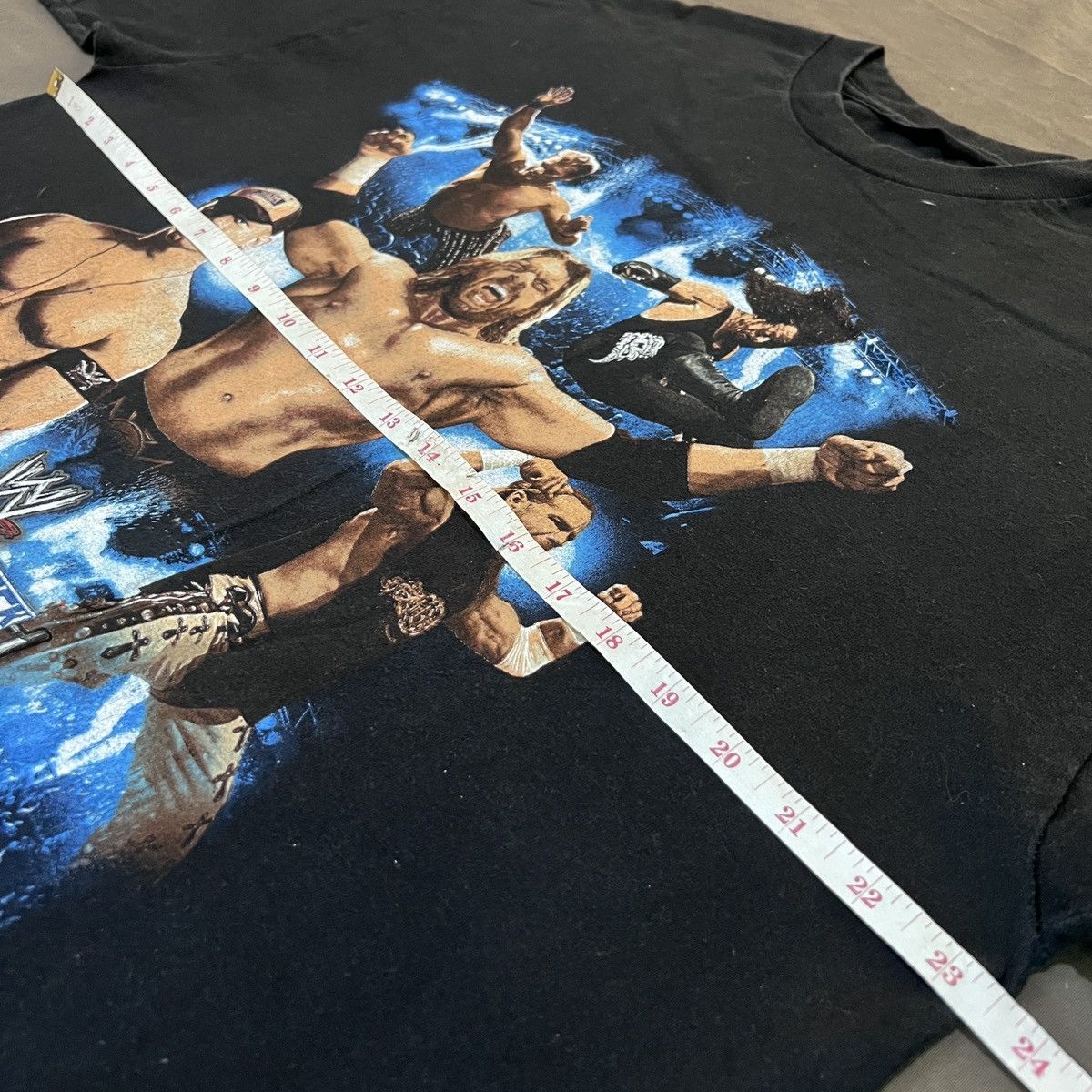WCW/nWo × WWE × WWF Vintage Y2K Smack Down Raw Wrestling Promo Tee XL ECW Size US XL / EU 56 / 4 - 15 Thumbnail