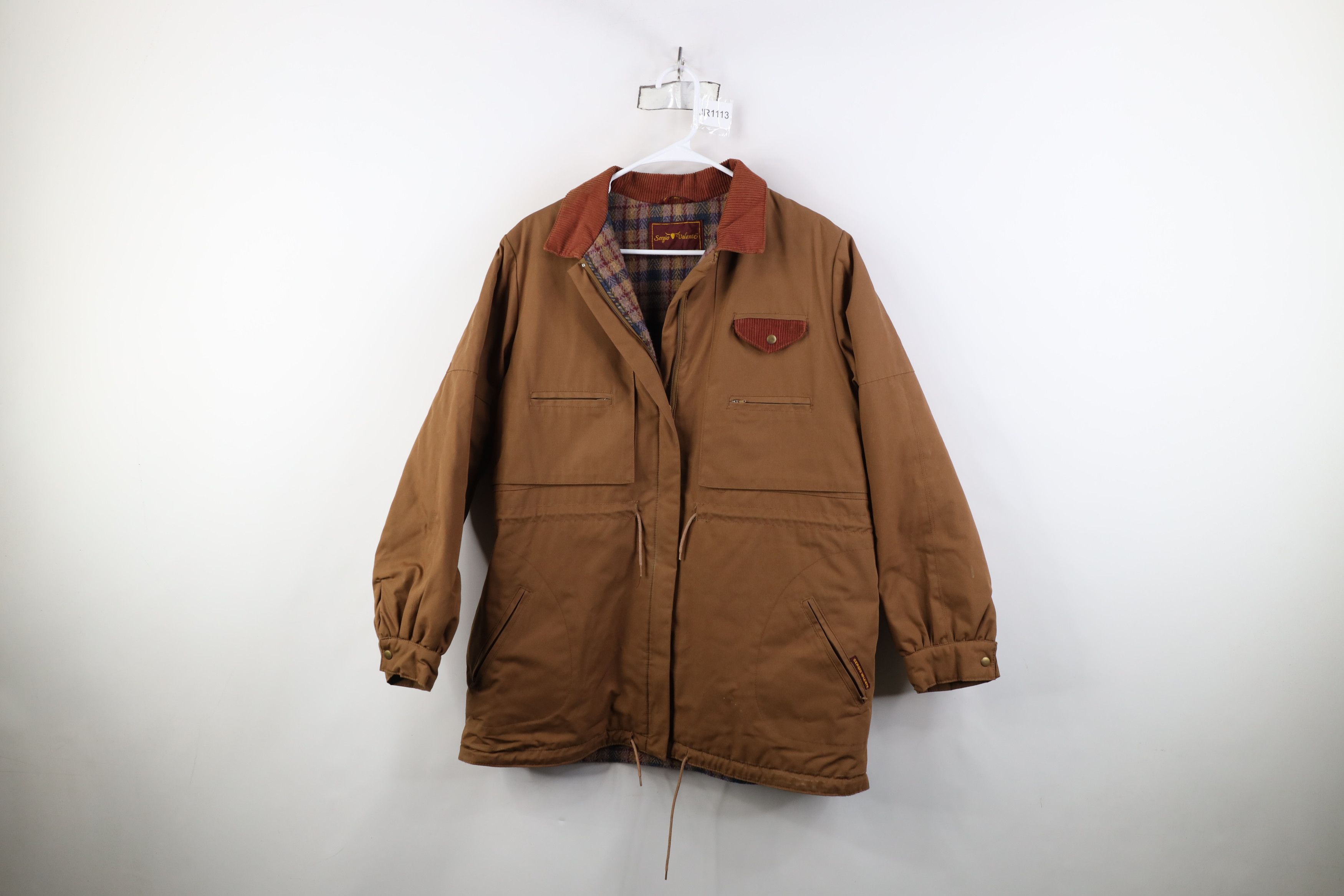 Vintage Vintage 70s 80s Streetwear Corduroy Collar Chore Jacket Size US M / EU 48-50 / 2 - 1 Thumbnail