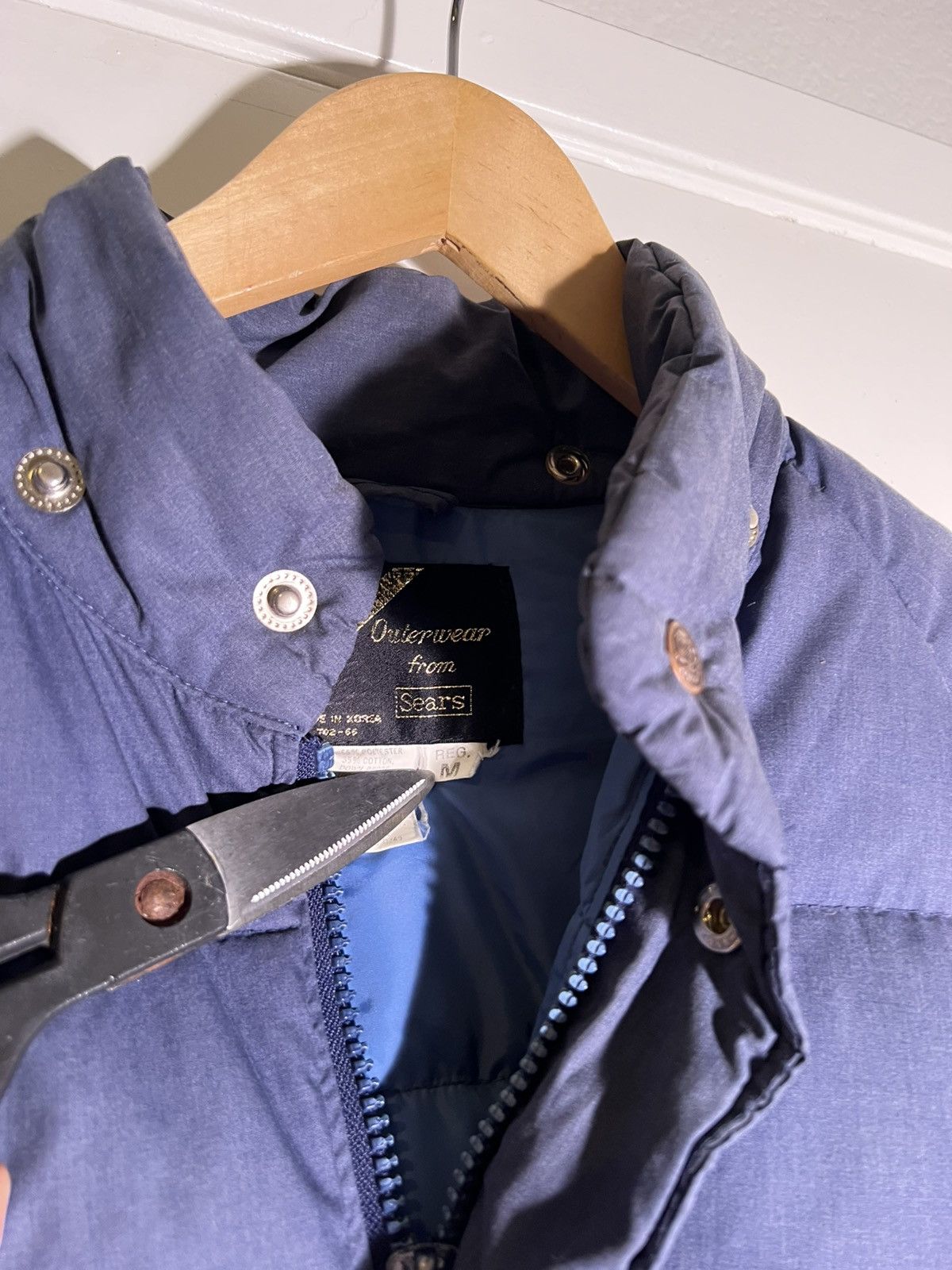 Vintage 80’s 90’s VTG Vintage Sears Retro Indie Puffer Down Jacket Size US M / EU 48-50 / 2 - 9 Thumbnail