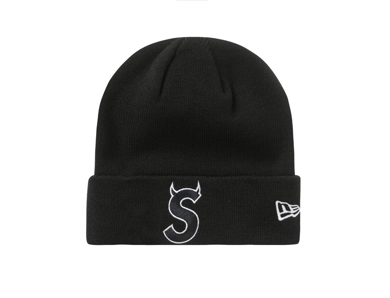 Supreme New Era® S Logo Beanie in Black | Grailed