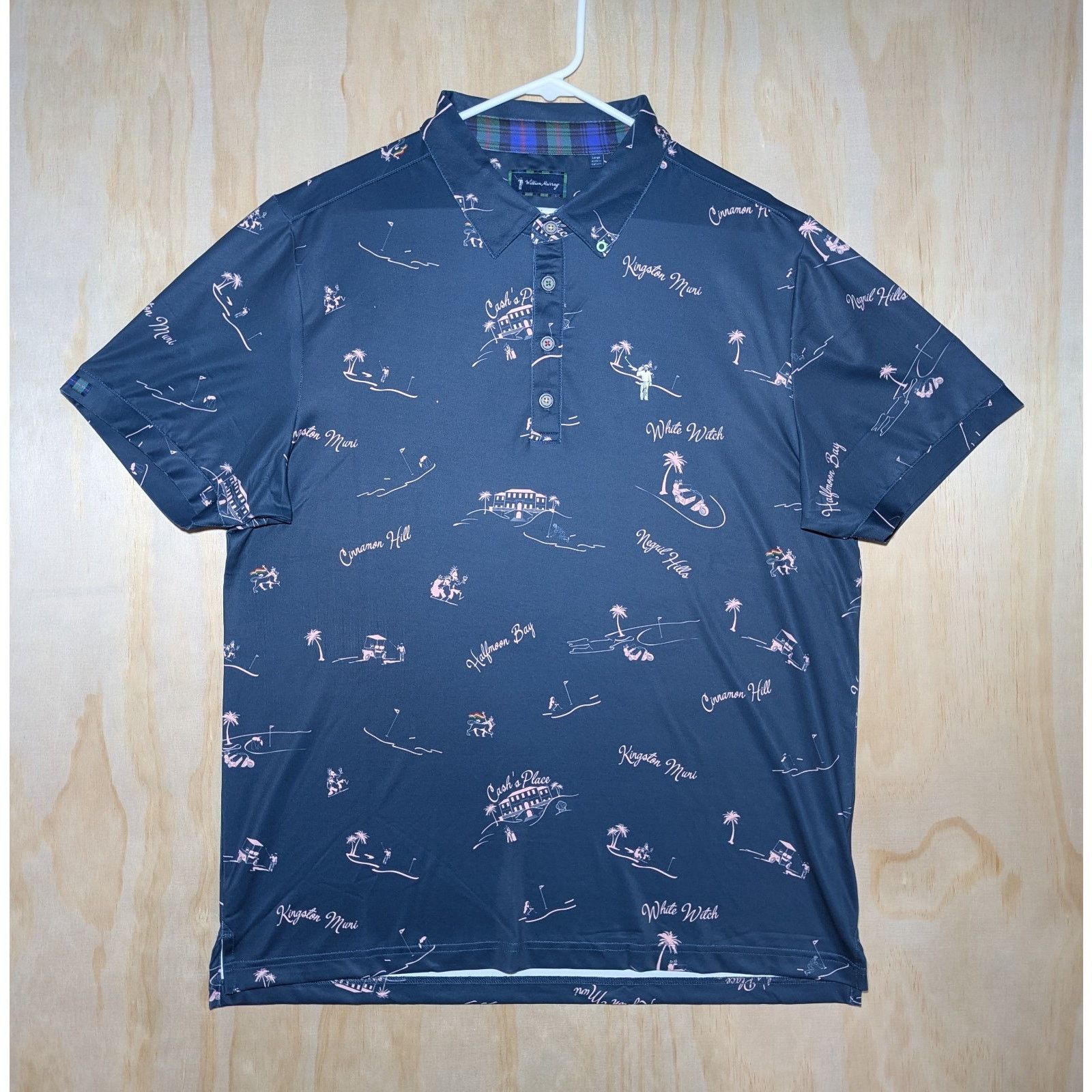 Other William Murray Men's Large Golf Polo Jamaica Courses Stretch Size US L / EU 52-54 / 3 - 1 Thumbnail