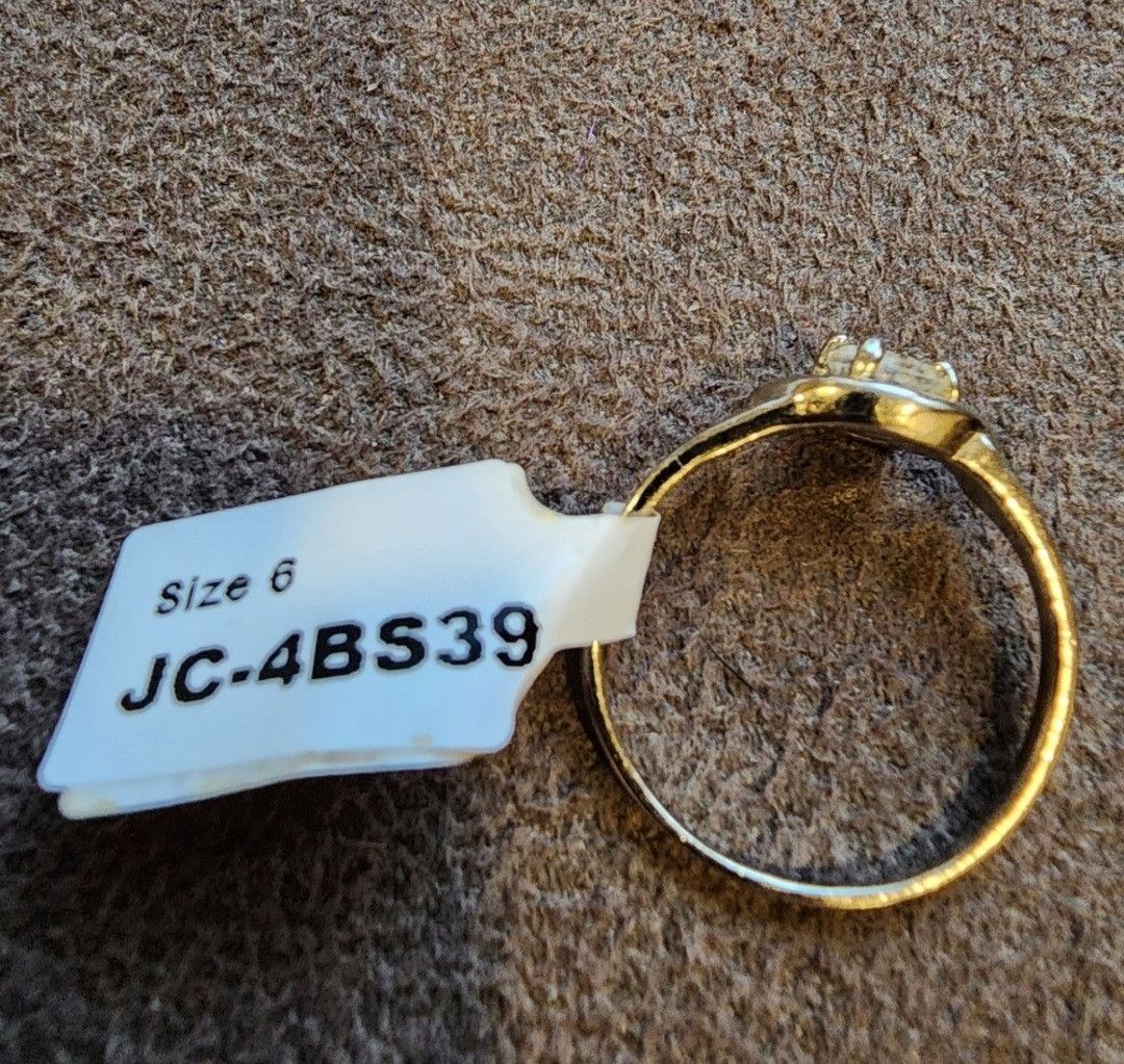 Other New Jackpot Candles Fine Half Circle Cubic Zirconia Ring 6 Size ONE SIZE - 4 Thumbnail