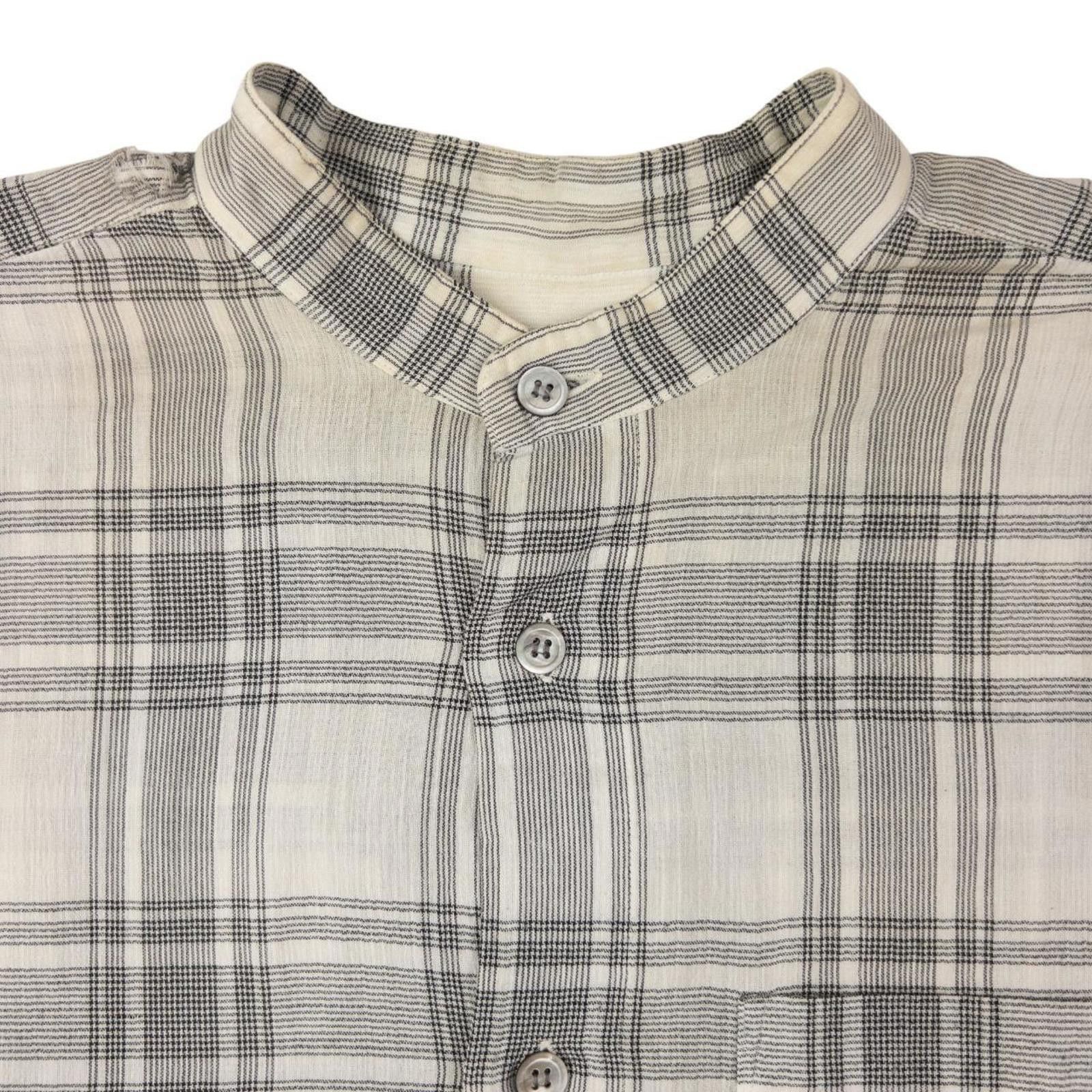 Issey Miyake Vintage Issey Miyake Checkered Long Sleeve Shirt Size L Size US L / EU 52-54 / 3 - 3 Thumbnail