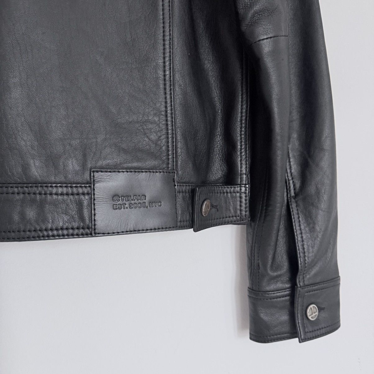Telfar Telfar Wilson’s Leather jacket Size S / US 4 / IT 40 - 4 Thumbnail