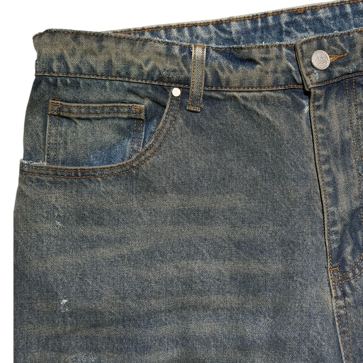 basketcase gallery Mud waah baggy distressed denim Size US 38 / EU 54 - 2 Thumbnail