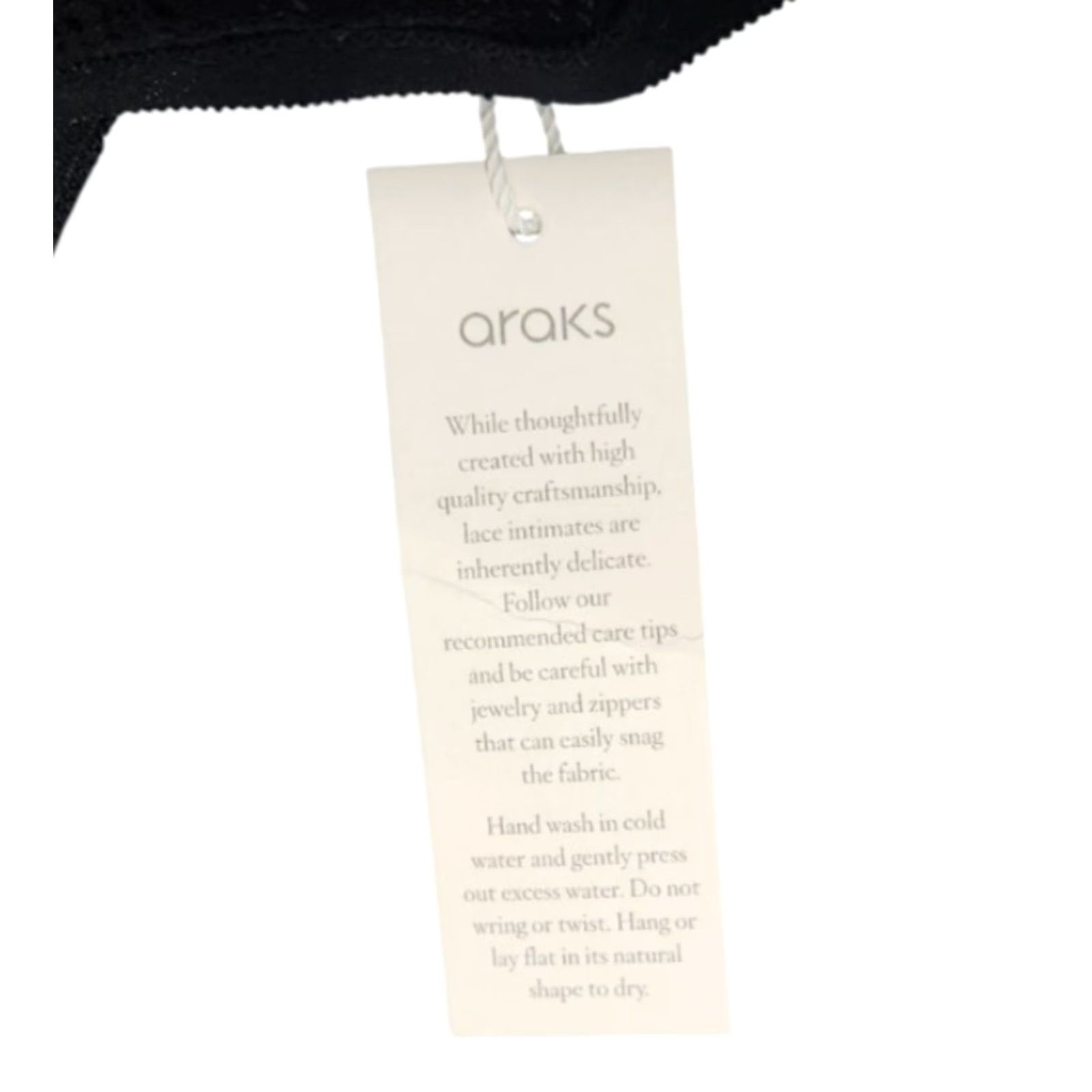 Vintage ARAKS Bra Women S Black Wireless Lace Bralette Floral Size ONE SIZE - 4 Thumbnail