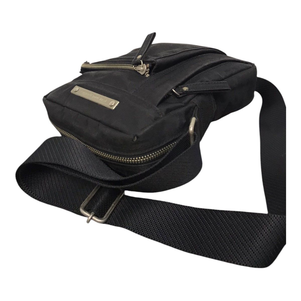 Japanese Brand × Jean Paul Gaultier Jean Paul Gaultier Damage Black Sling Bag Size ONE SIZE - 3 Thumbnail