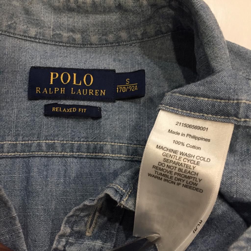 Ralph Lauren POLO RALPH LAUREN DOUBLE POCKET REGATTA CHAMBRAY JEANS SHIRT Size US S / EU 44-46 / 1 - 5 Thumbnail