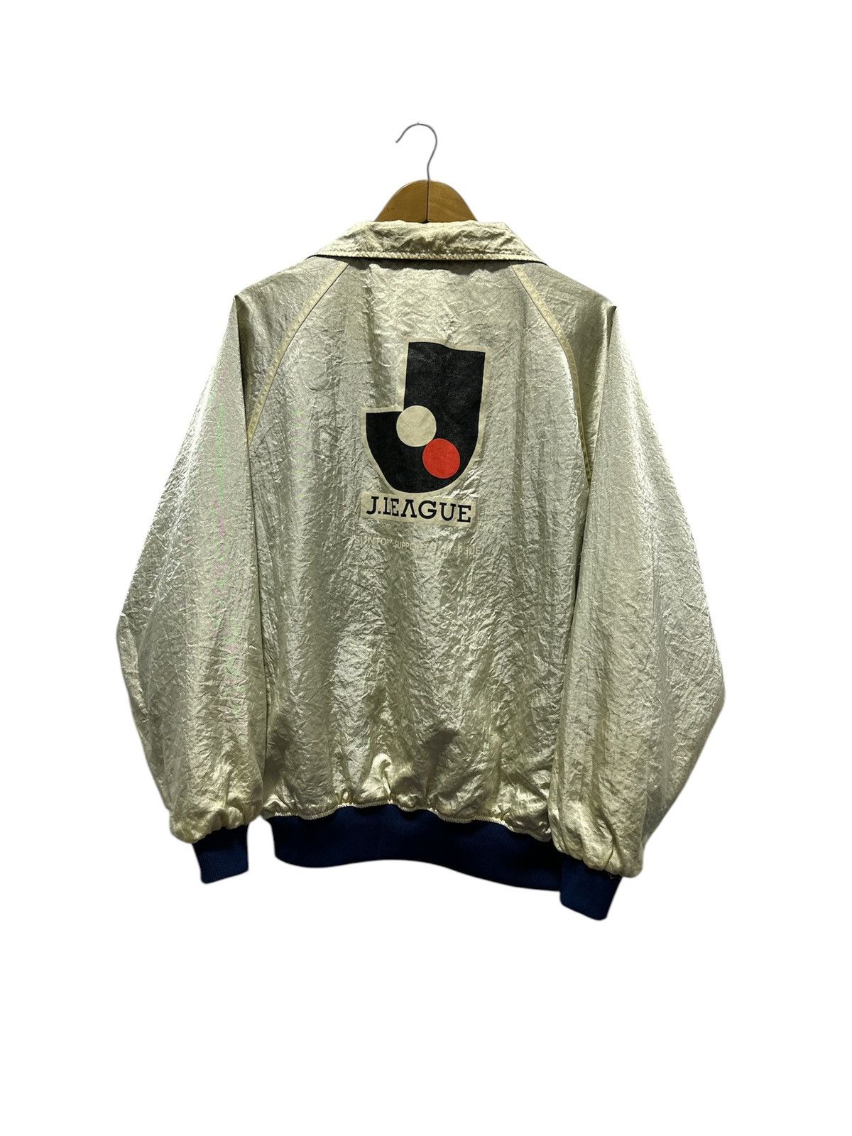 Japanese Brand Vintage J.League Windbreaker Jacket Reversible Design Size US L / EU 52-54 / 3 - 3 Thumbnail