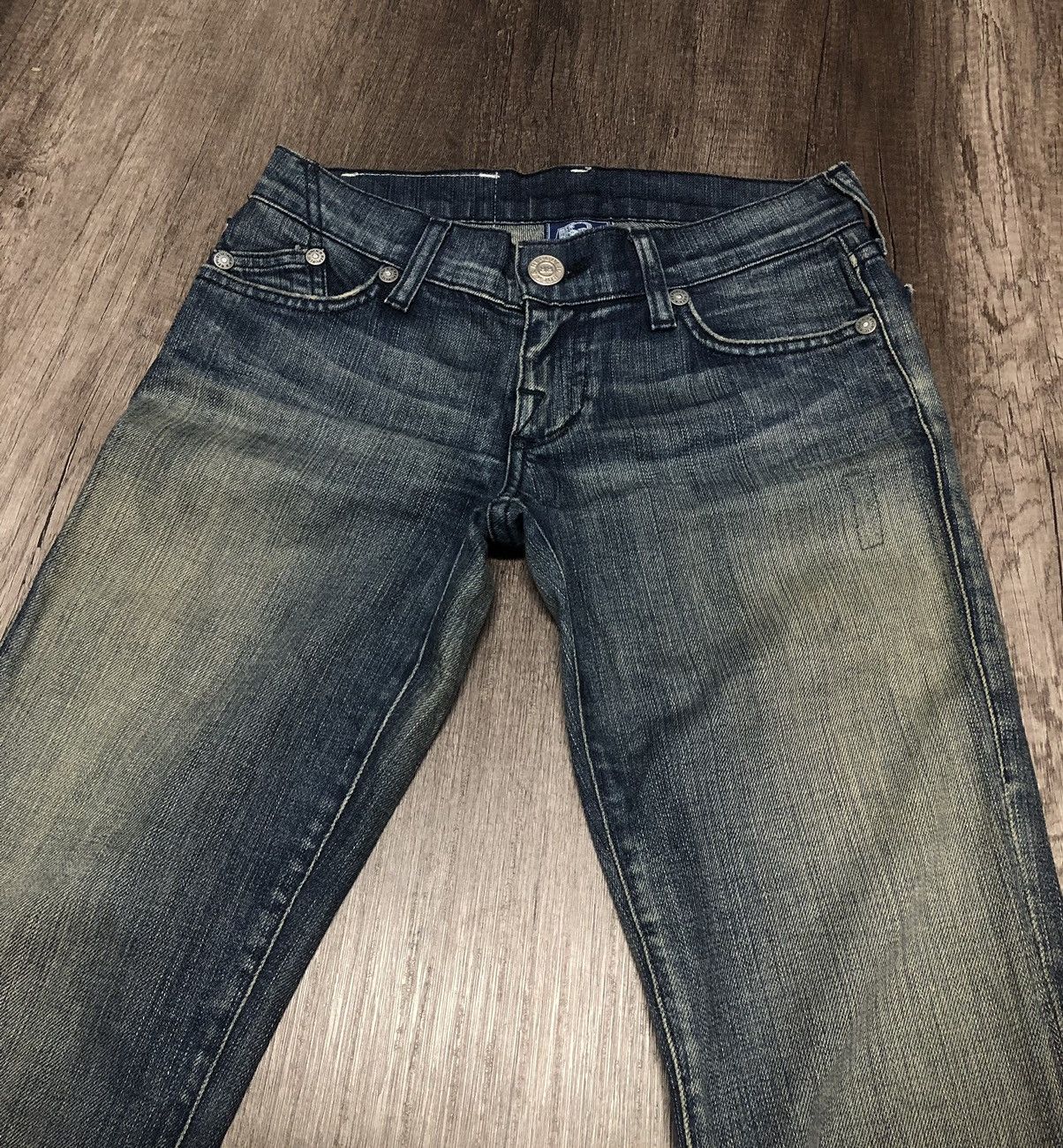 Rock & Republic × Victoria Beckham VICTORIA BECKHAM FOR ROCK & REPUBLIC FLARE JEANS Size 28" / US 6 / IT 42 - 8 Thumbnail