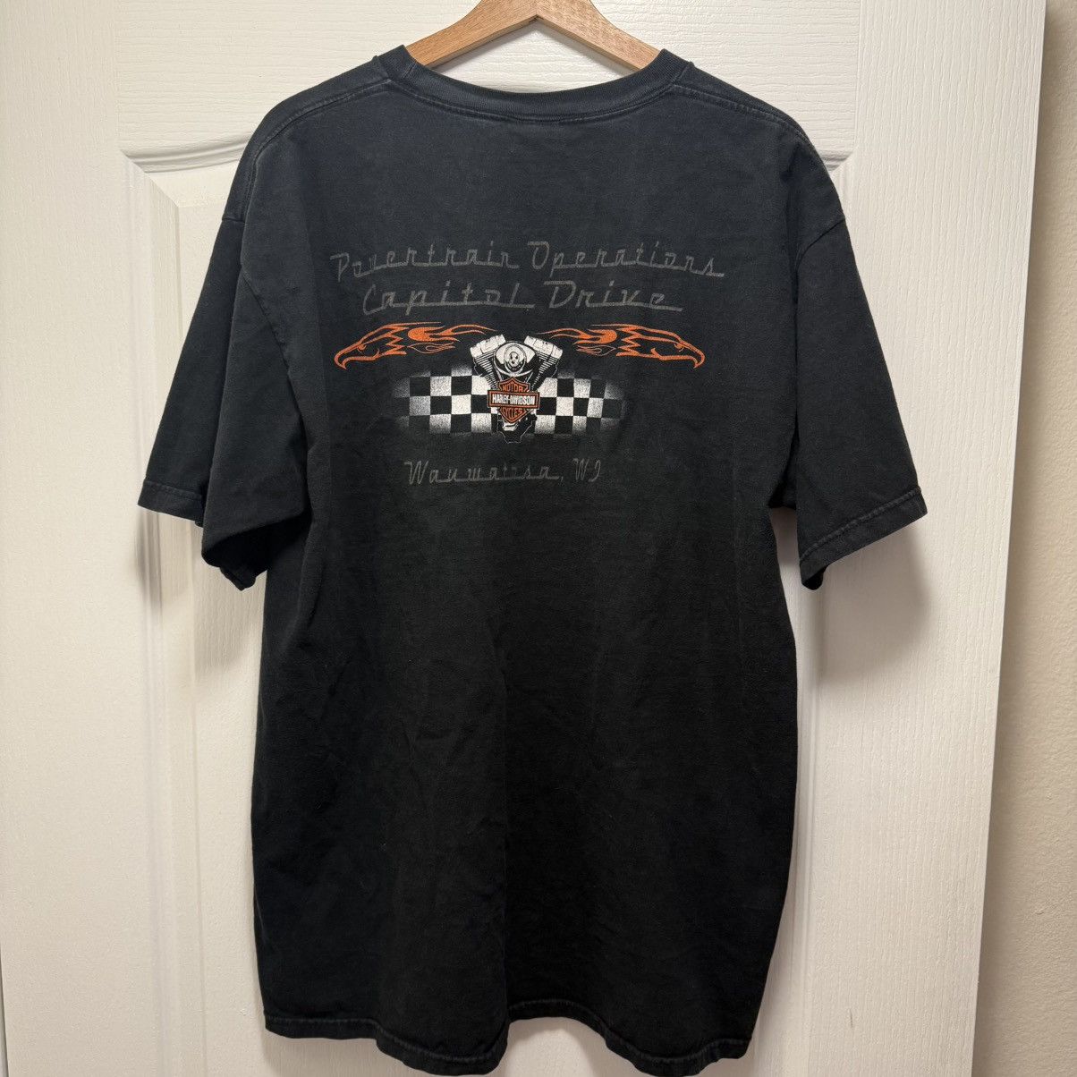 Harley Davidson Vintage Harley-Davidson Wolf Graphic Tee Size US XL / EU 56 / 4 - 3 Thumbnail