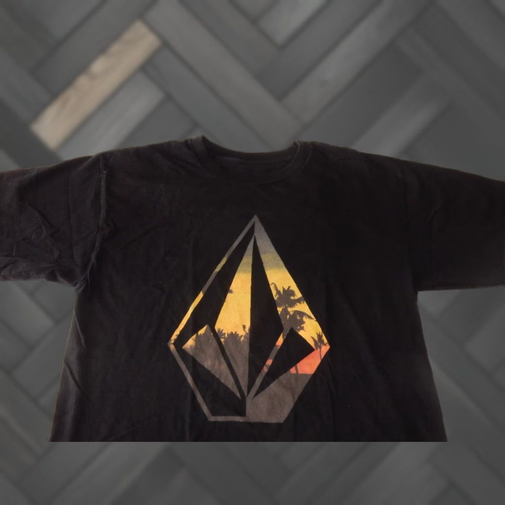 Volcom Volcom T-Shirt Men Short Sleeve Graphic Print Black Cotton M Size US M / EU 48-50 / 2 - 1 Thumbnail