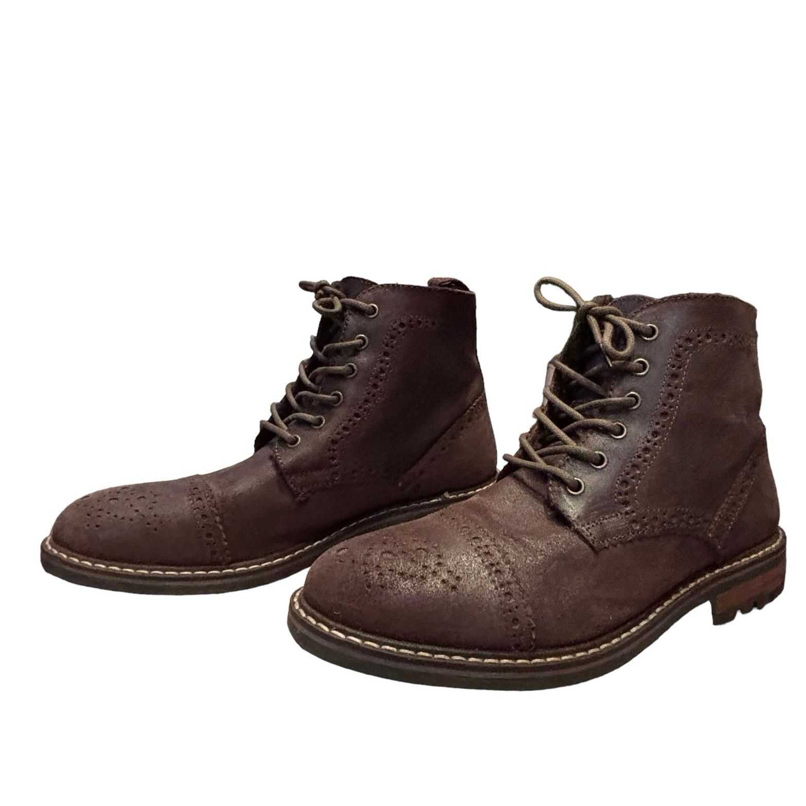 Hawkings Mcgill Hawkings McGill Key Cleat Brown Suede Boots Men s Size 11 Grailed