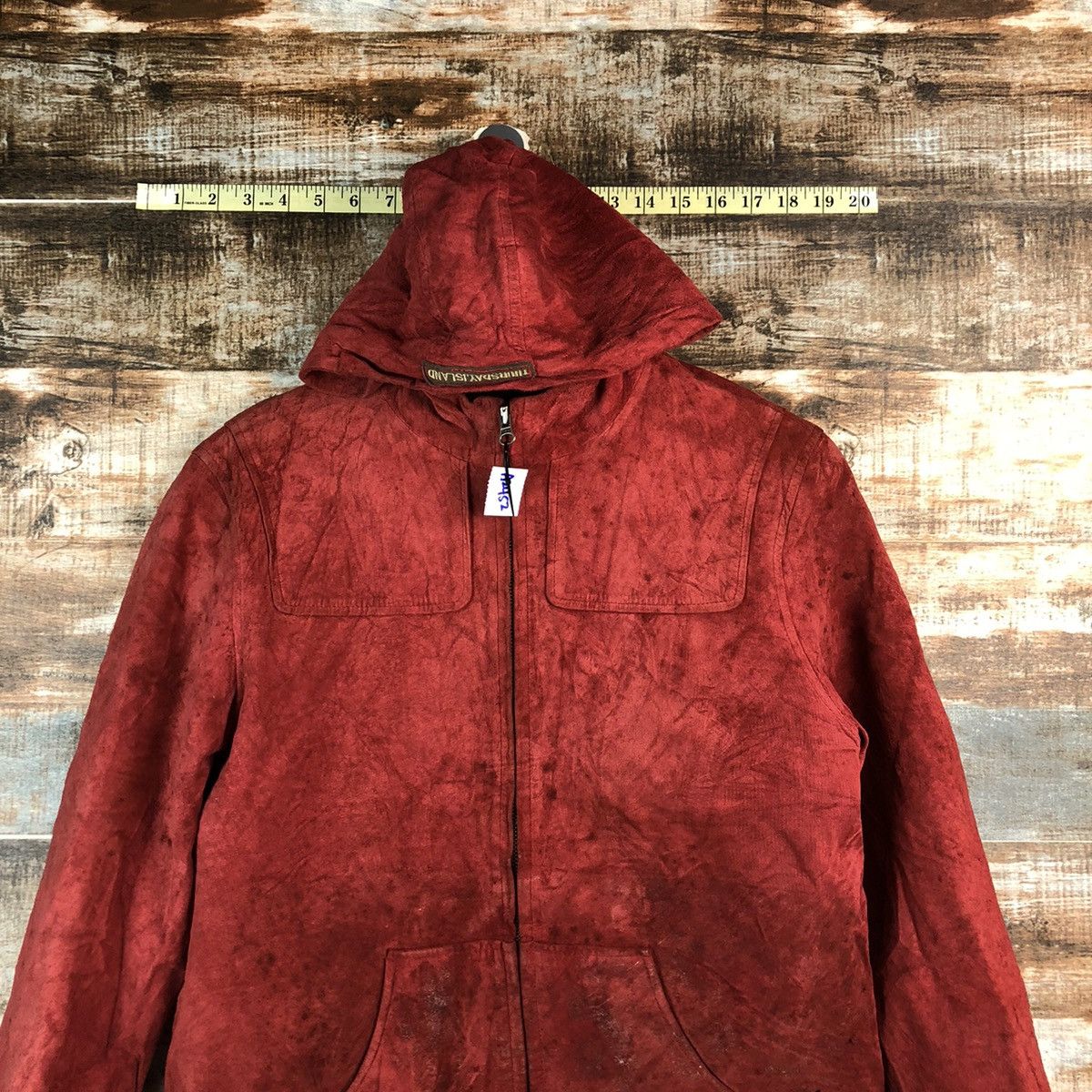 Japanese Brand Thursday Island Red Hoodie sweatshirt #A2452 Size US M / EU 48-50 / 2 - 2 Thumbnail