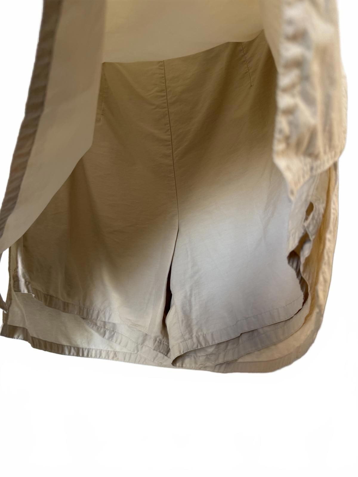 Designer Vintage Nylon Cotton Skort Skirt with shorts Size 40" / US 18 - 2 Thumbnail