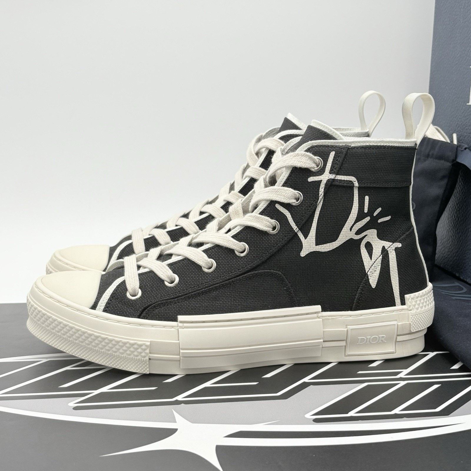 Dior Dior B23 X Cactus Jack High Canvas ' Black ' | SUPER CLEAN! Size US 8 / EU 41 - 1 Thumbnail