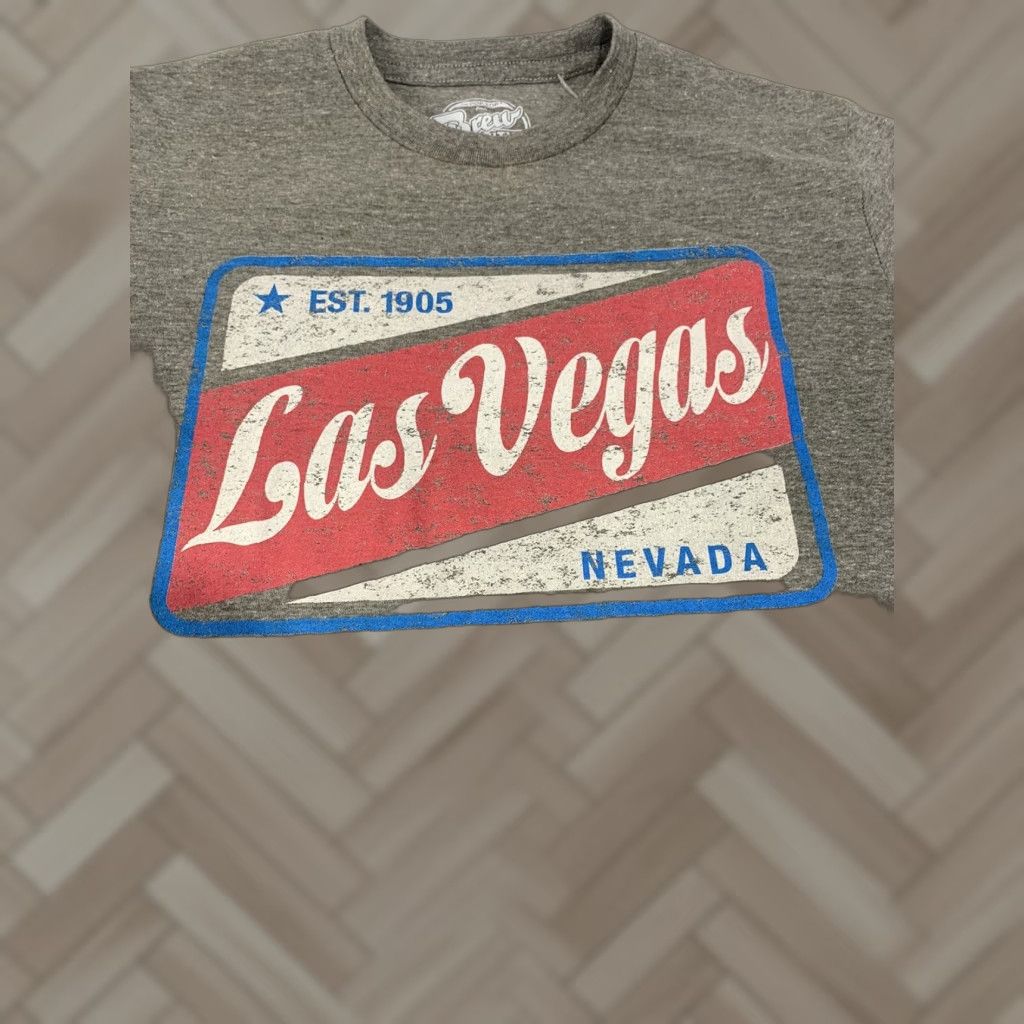 Vintage **BREW Las Vegas City Shirt Gray Short Sleeve T-Shirt** User: **BREW Las Vegas City Gray Short Sleeve T-Shirt #446** Size US S / EU 44-46 / 1 - 1 Thumbnail