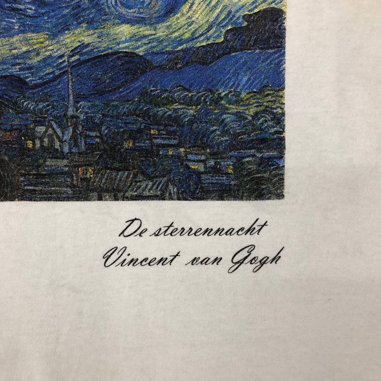 Vintage T354 DE STERRENNACHT VINCENT VAN GOGH ART TEE Size US XL / EU 56 / 4 - 5 Thumbnail