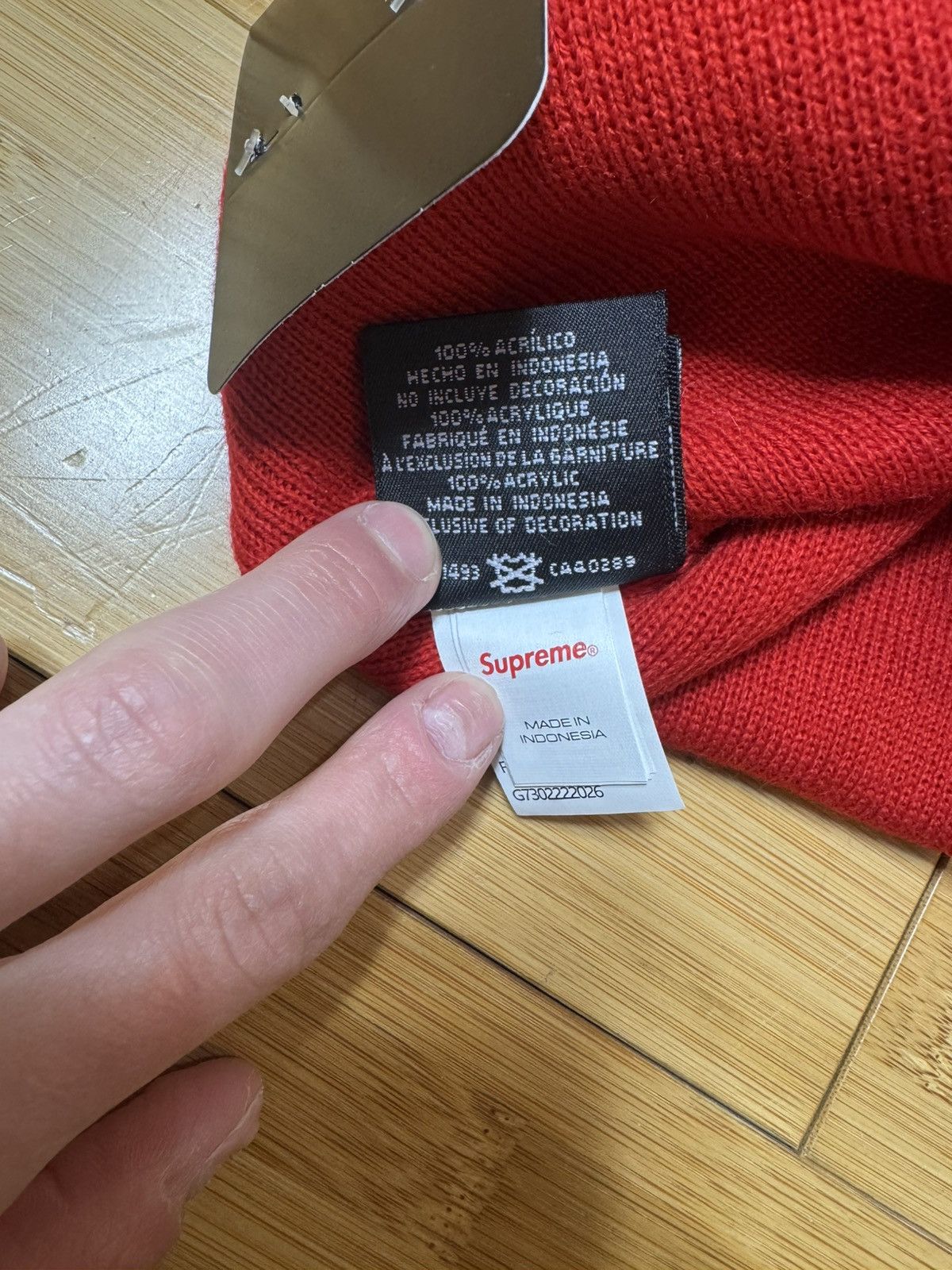 Supreme Supreme Ghostface Beanie Red Size ONE SIZE - 5 Thumbnail