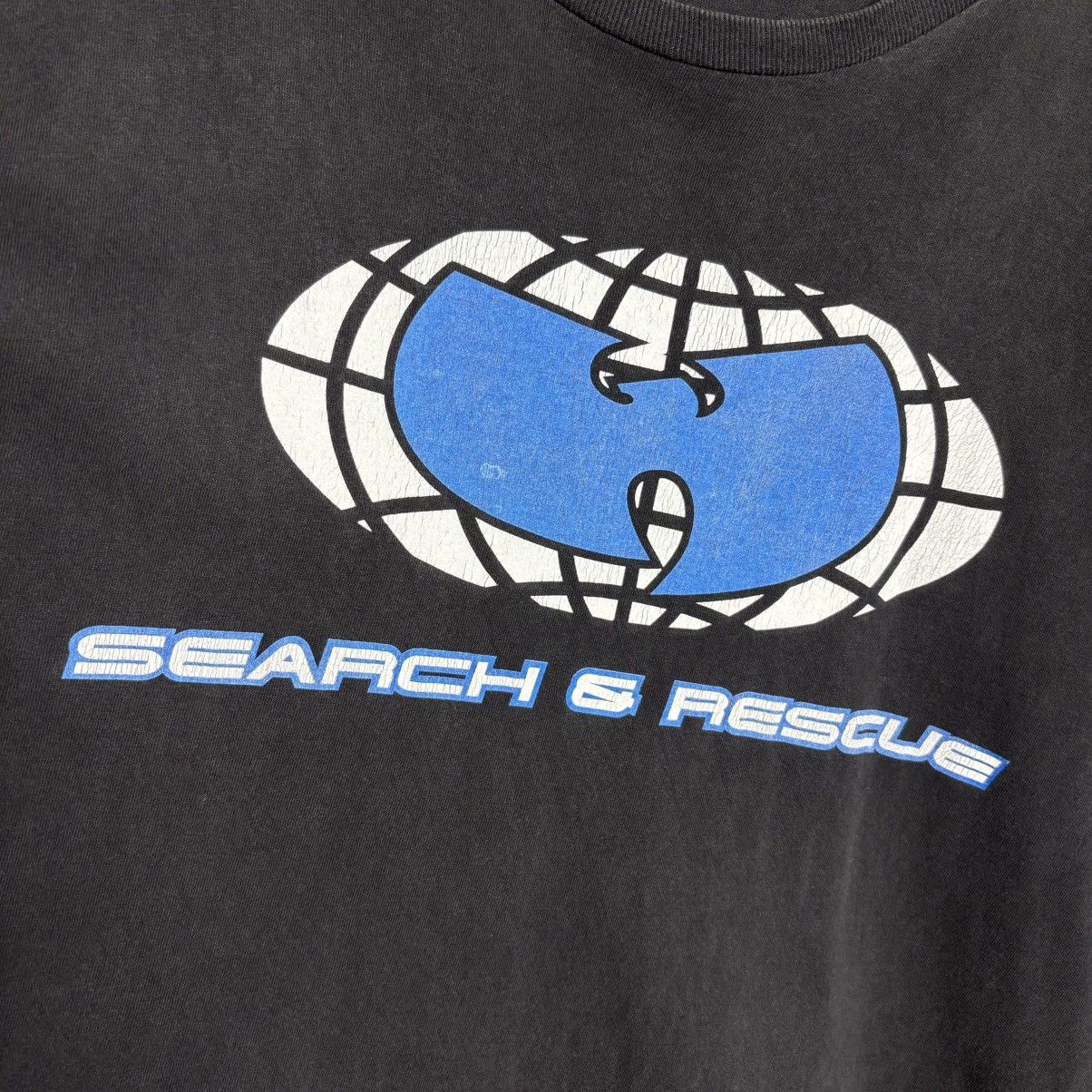 Rap Tees Vintage 90s Wu Wear Search and Rescue T-Shirt / Hiphop Rap Size US XXL / EU 58 / 5 - 3 Thumbnail