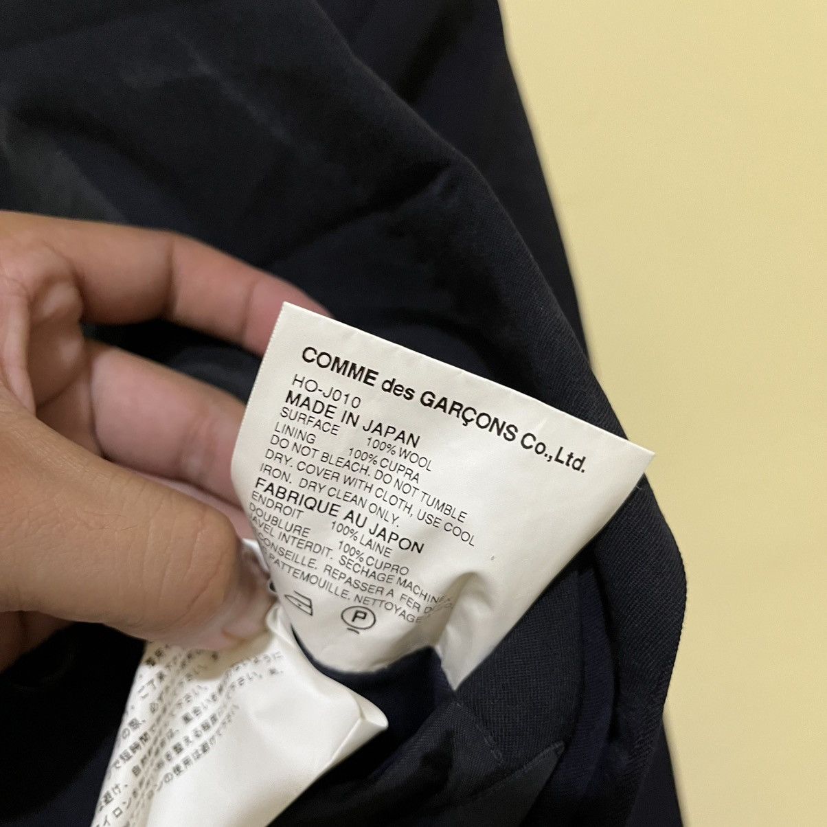 Comme des Garcons Homme COMME DES GARCONS HOMME AD2004 WOOL BLAZER Size 40R - 5 Thumbnail