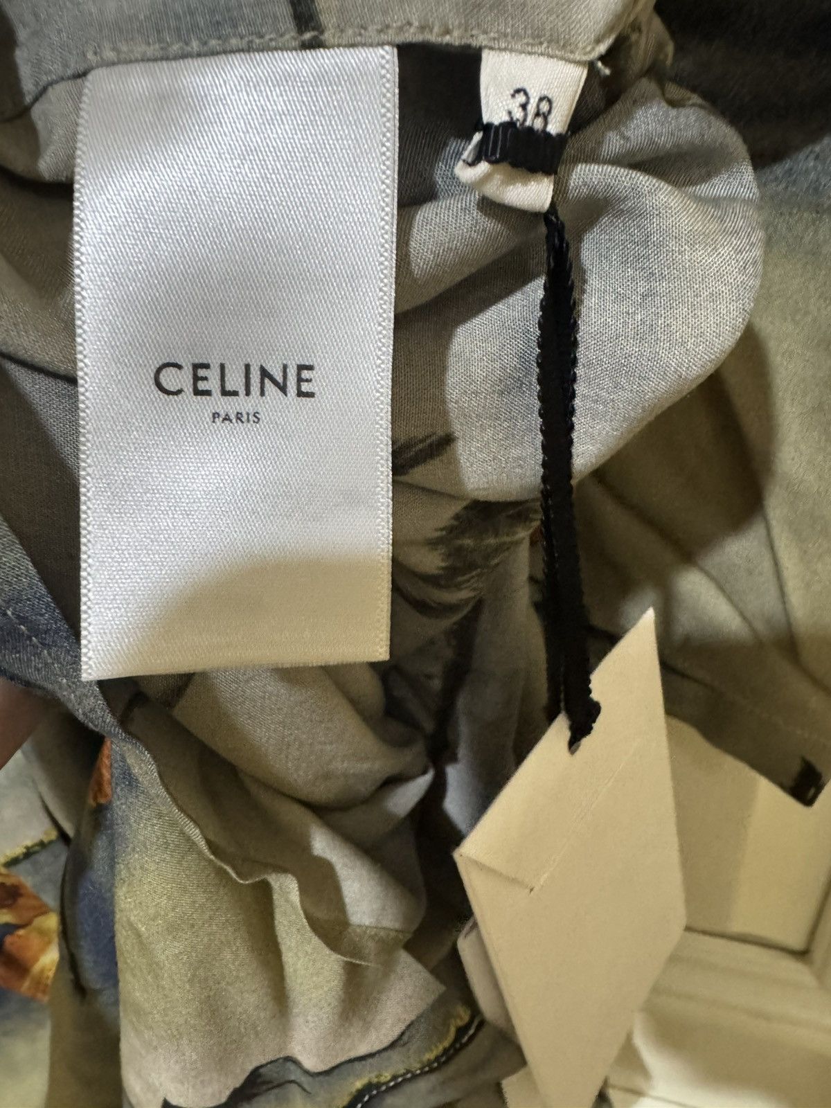 Celine Celine hawaiian shirt Sz38 Size US S / EU 44-46 / 1 - 5 Thumbnail