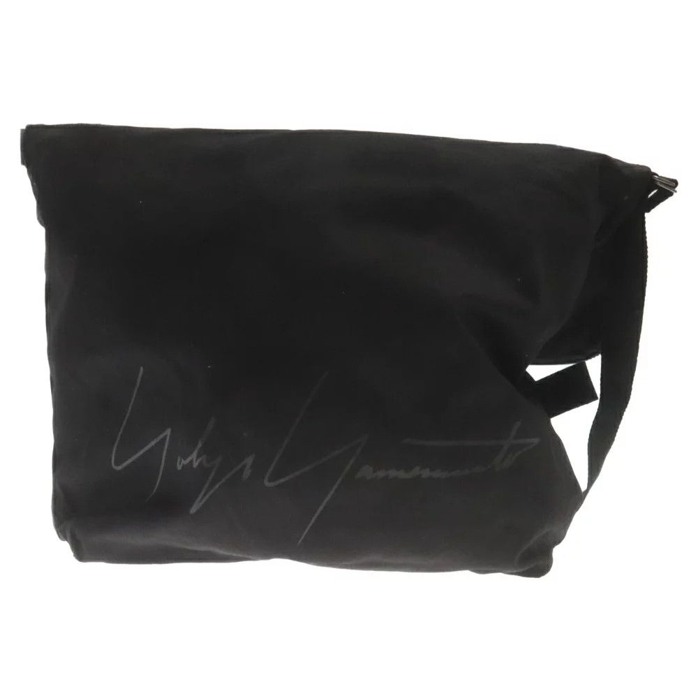 Yohji Yamamoto signature logo shoulder bag